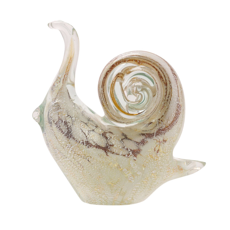 Objets dArt Glass Figurine - Snail