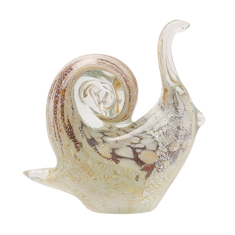 Objets dArt Glass Figurine - Snail