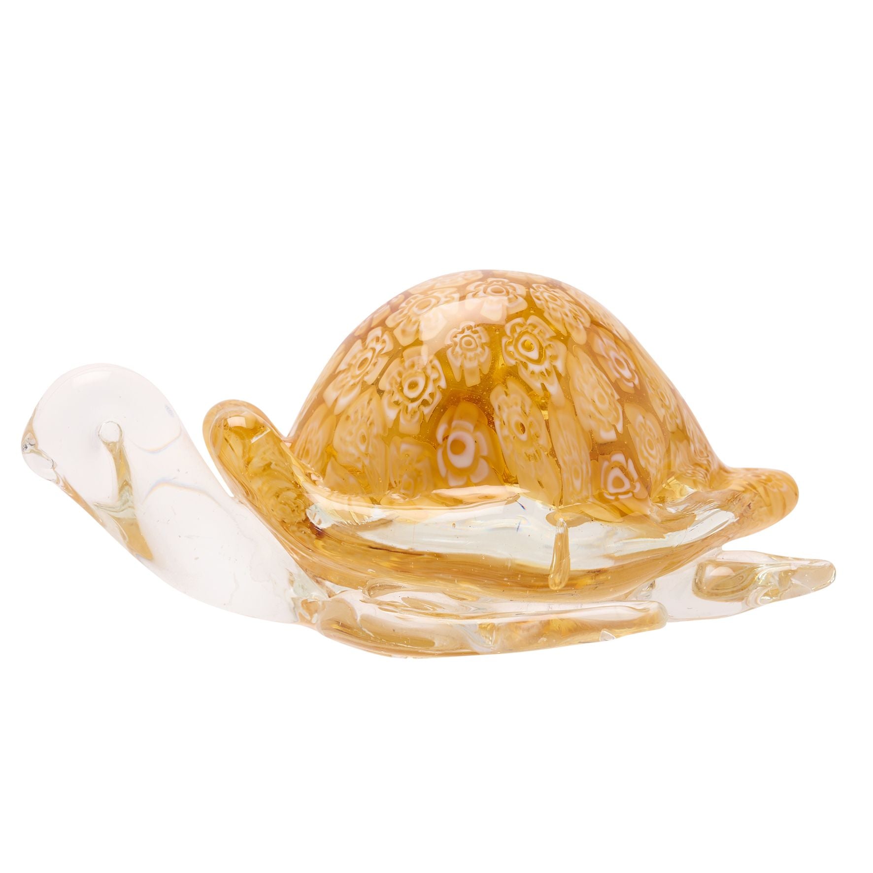 Objets d'art Glass Figurine - Turtle