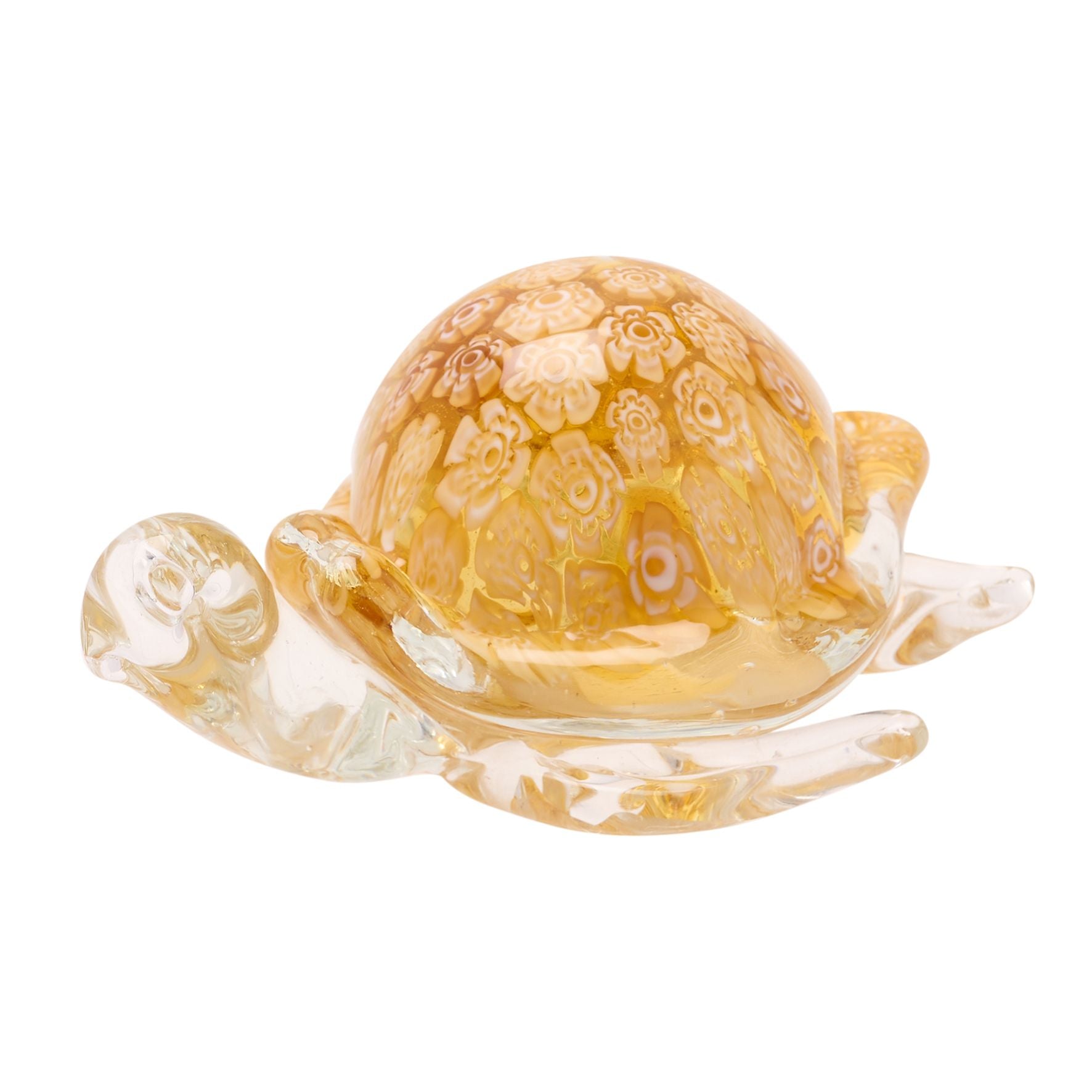 Objets d'art Glass Figurine - Turtle