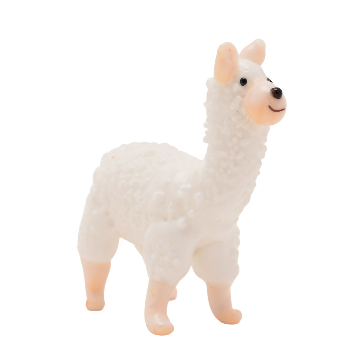 Objets D'art Miniature Glass Figurine - Alpaca