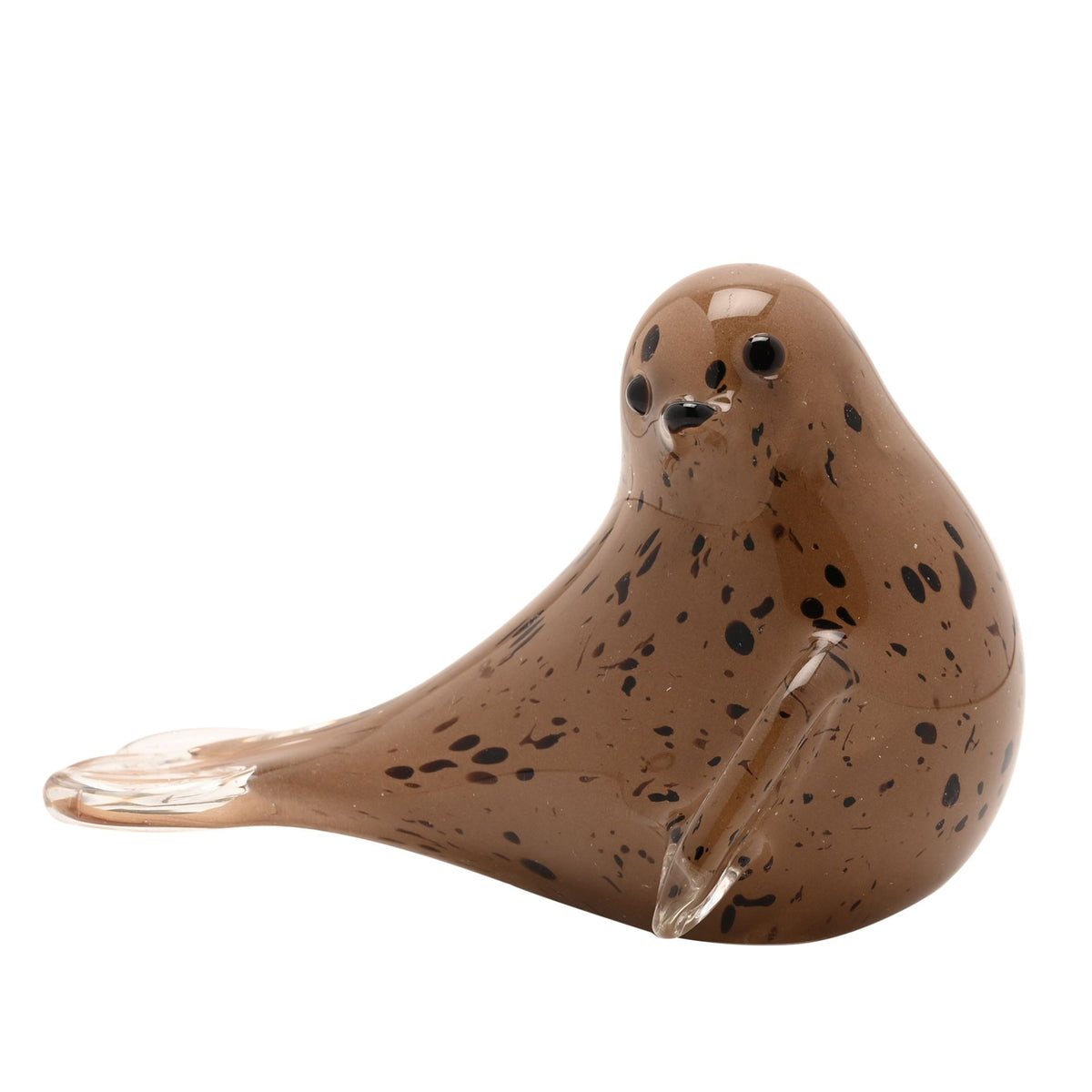 Objets D'art Glass Figurine - Grey Seal