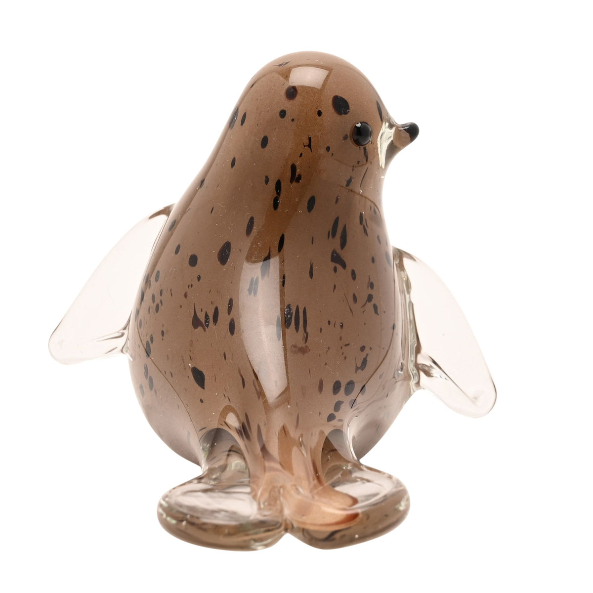 Objets D'art Glass Figurine - Grey Seal