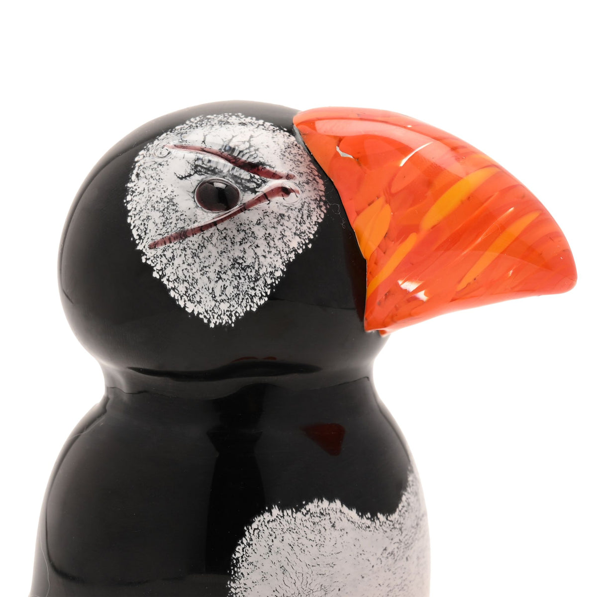 Objets D'art Glass Figurine - Puffin