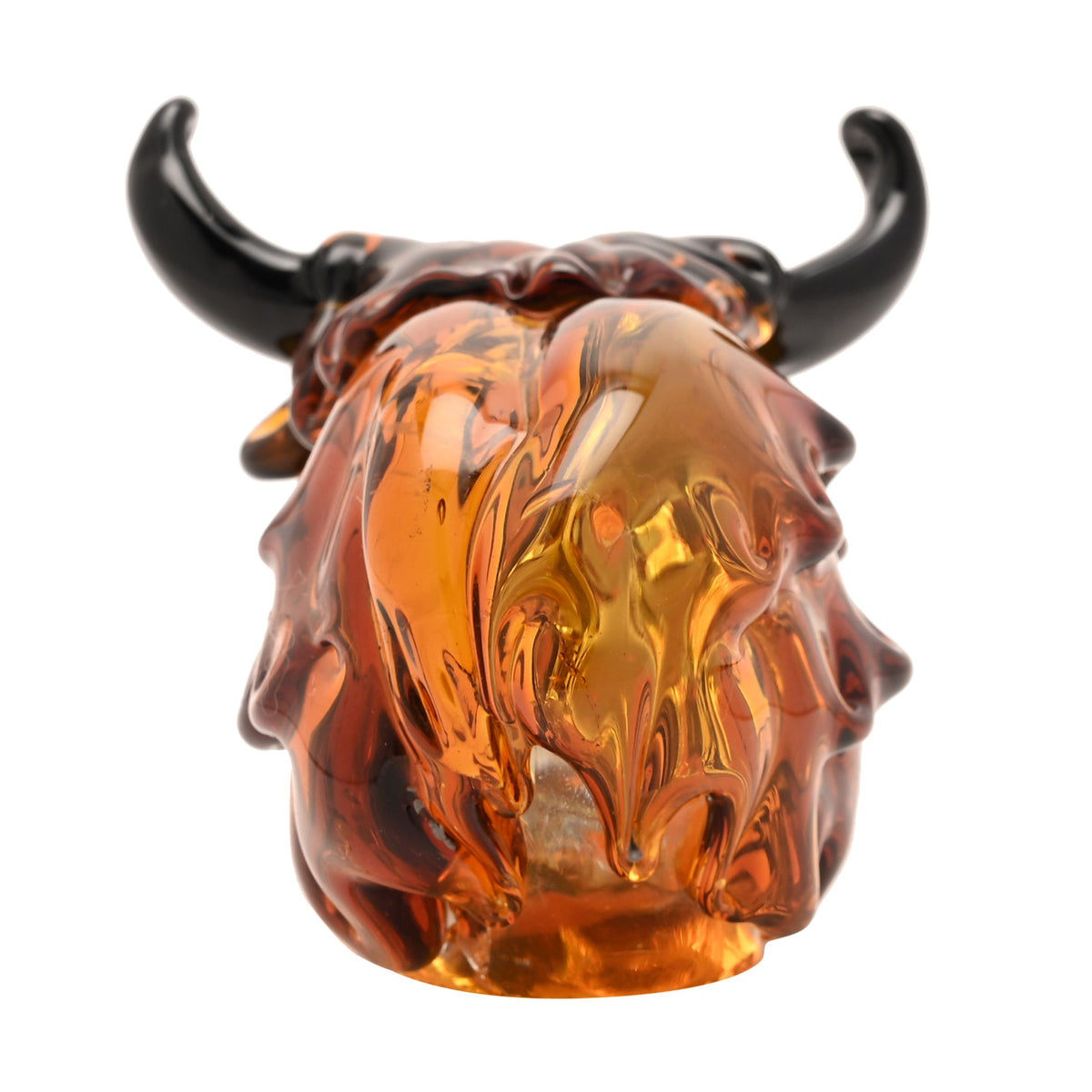Objets D'art Glass Figurine - Highland Cow