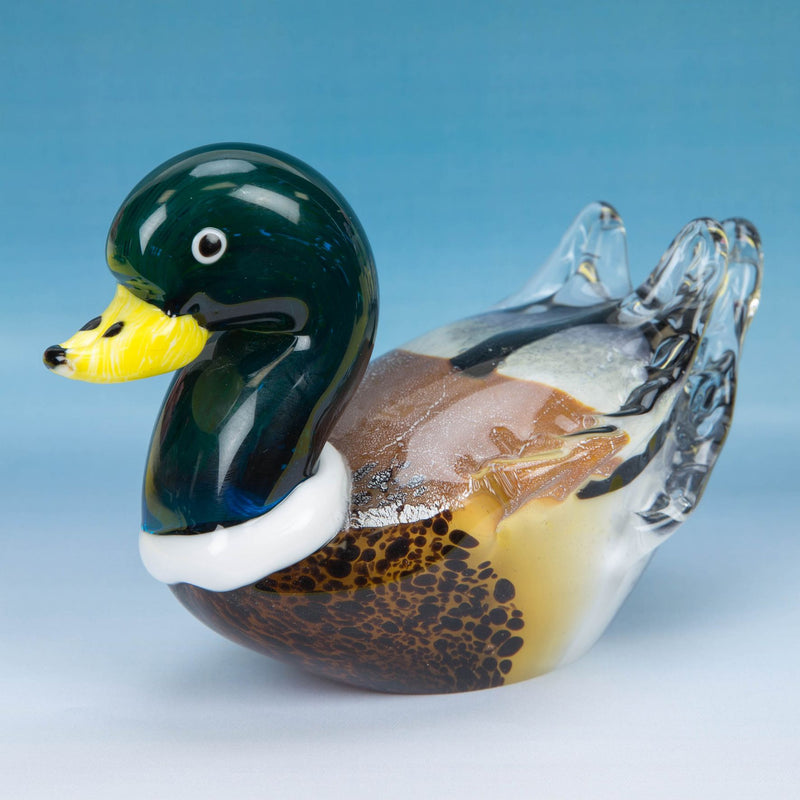 Objets dArt Glass Figurine - Duck
