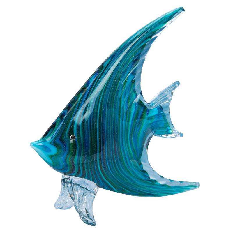 Objets dArt Glass Figurine - Angel Fish