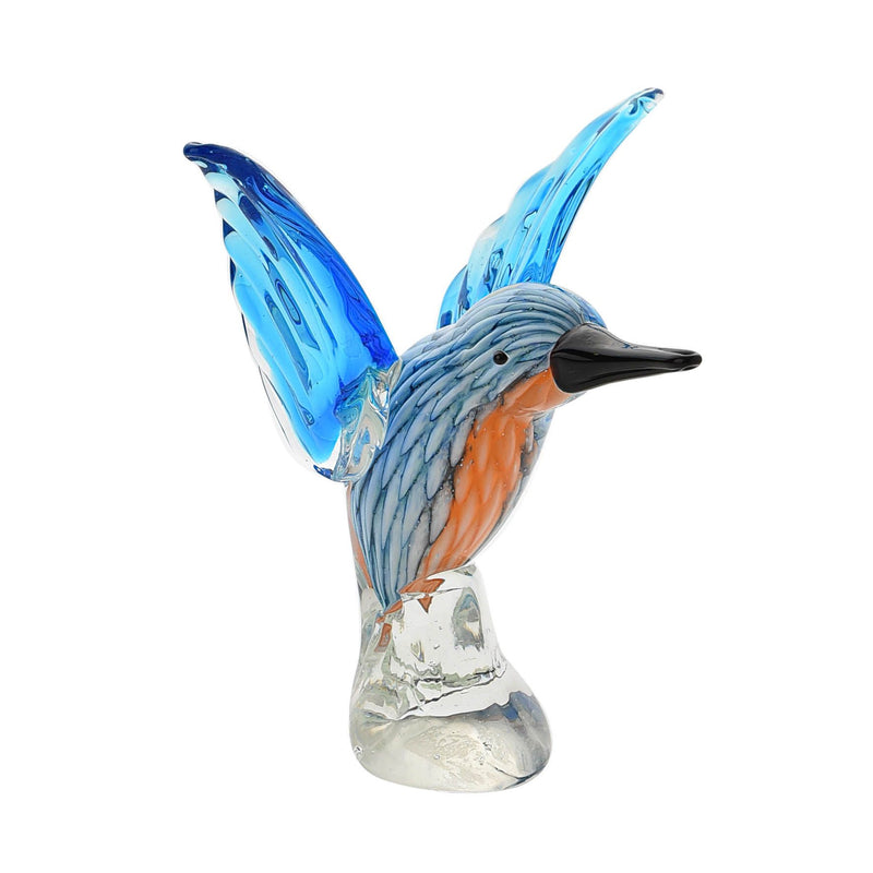 Objets d'art Glass Figurine - Hummingbird