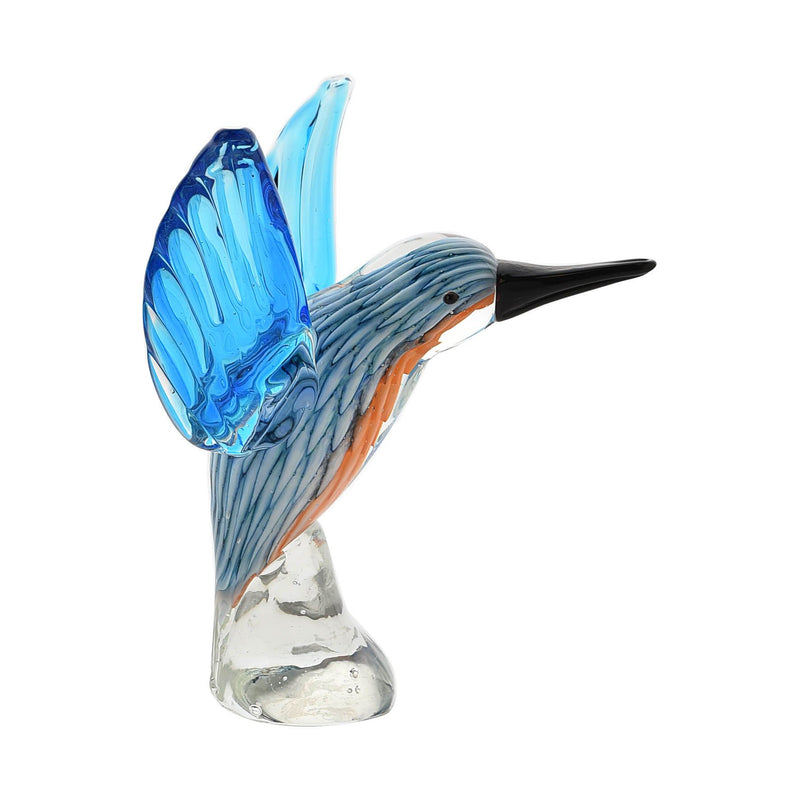 Objets d'art Glass Figurine - Hummingbird