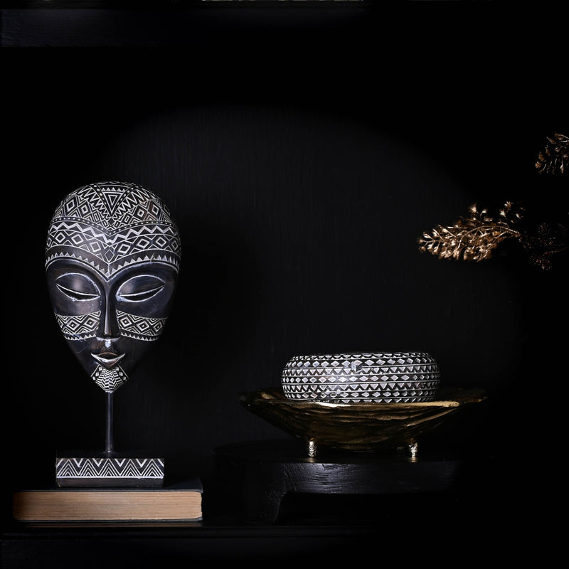 Tribal Mask with Stand 28.5cm