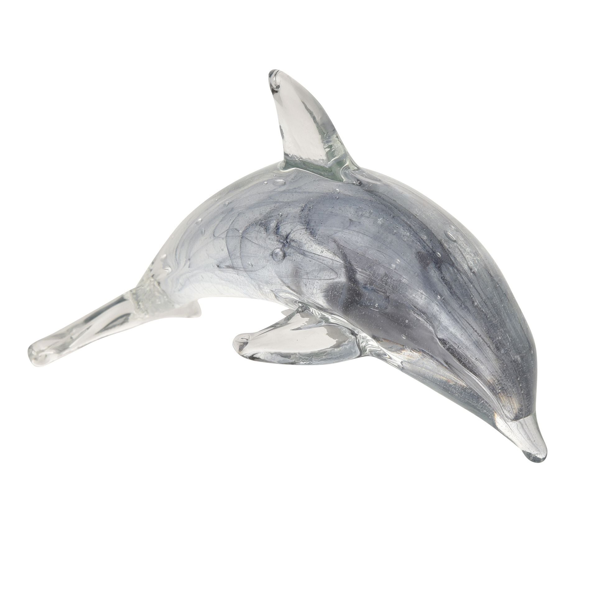 Objets d'art Glass Figurine - Shimmer Dolphin
