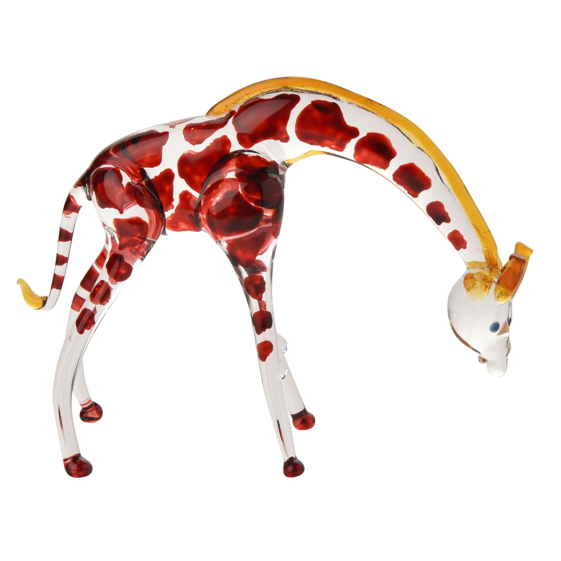 Objets d'art Glass Figurine - Giraffe