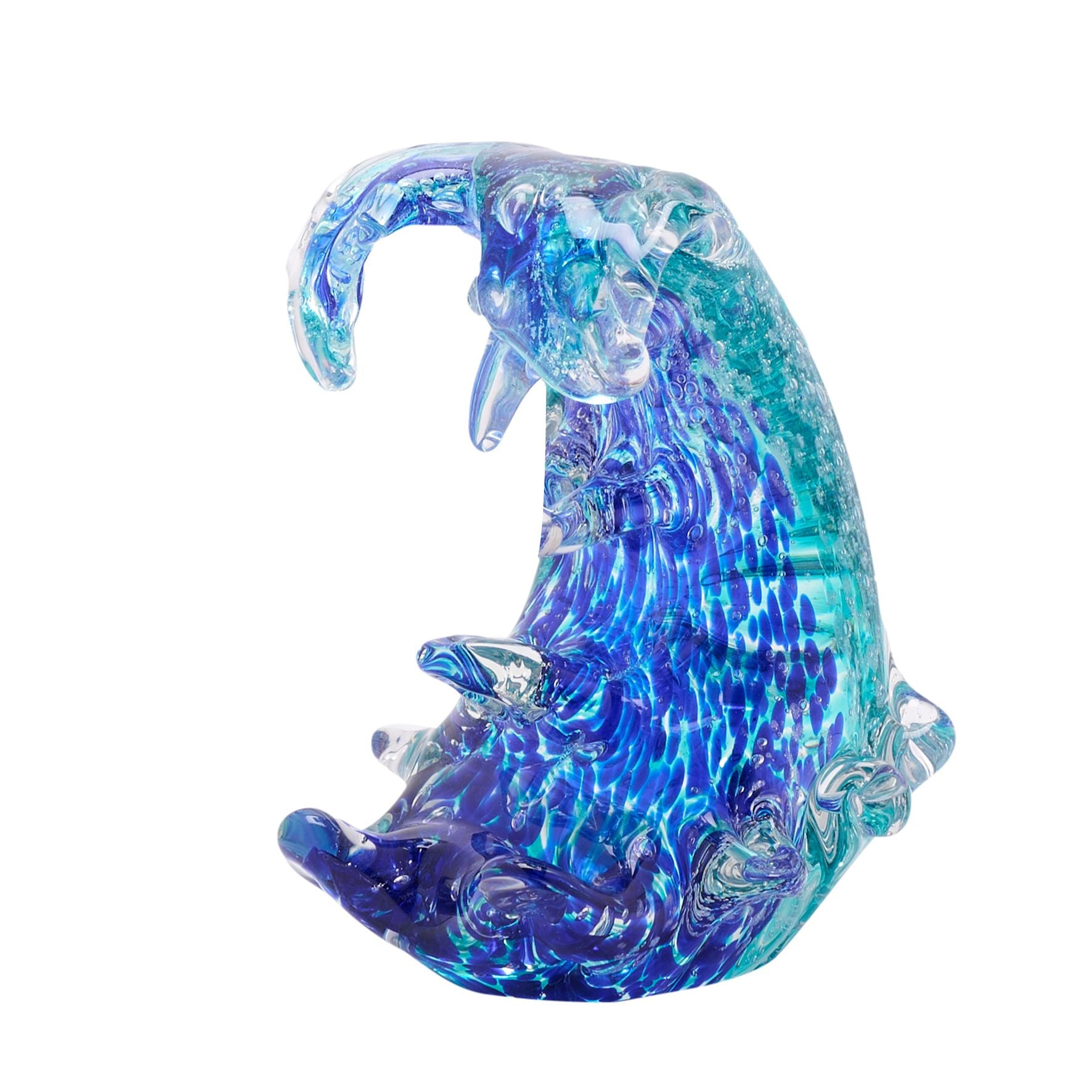 Objets d'art Glass Figurine - Wave