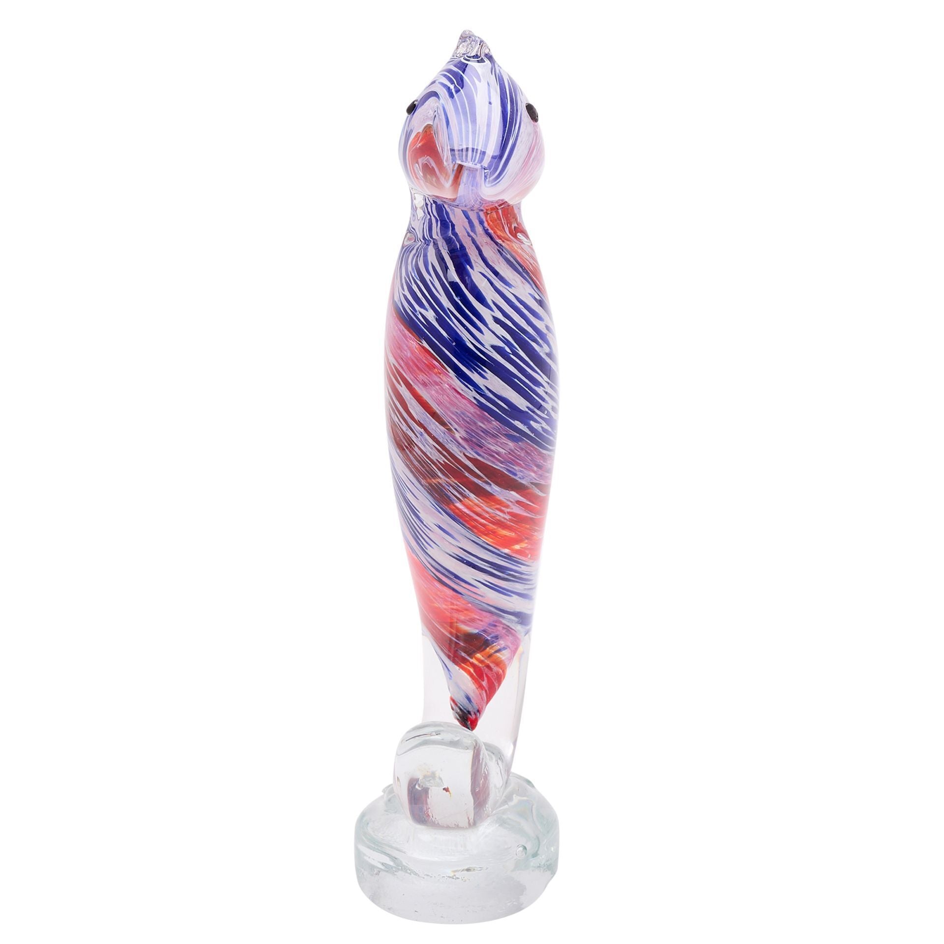 Objets d'art Glass Figurine - Seahorse