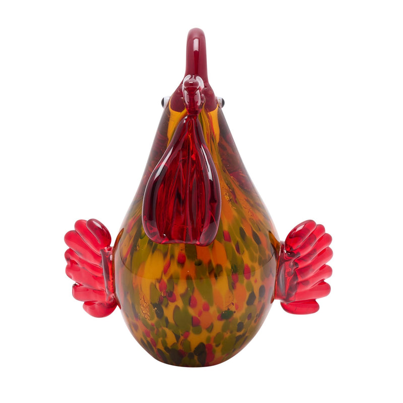 Objets d'art Glass Figurine - Cockerel