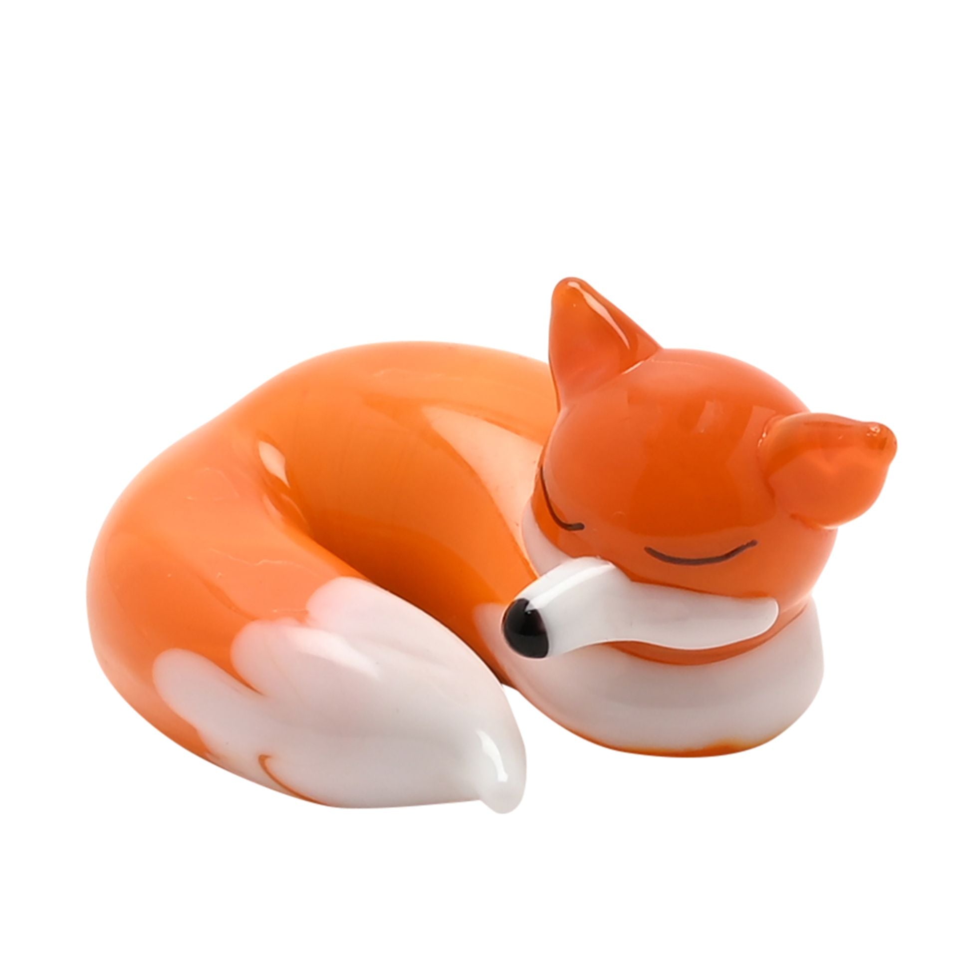 Objets d'art Miniature Glass Figurine - Fox
