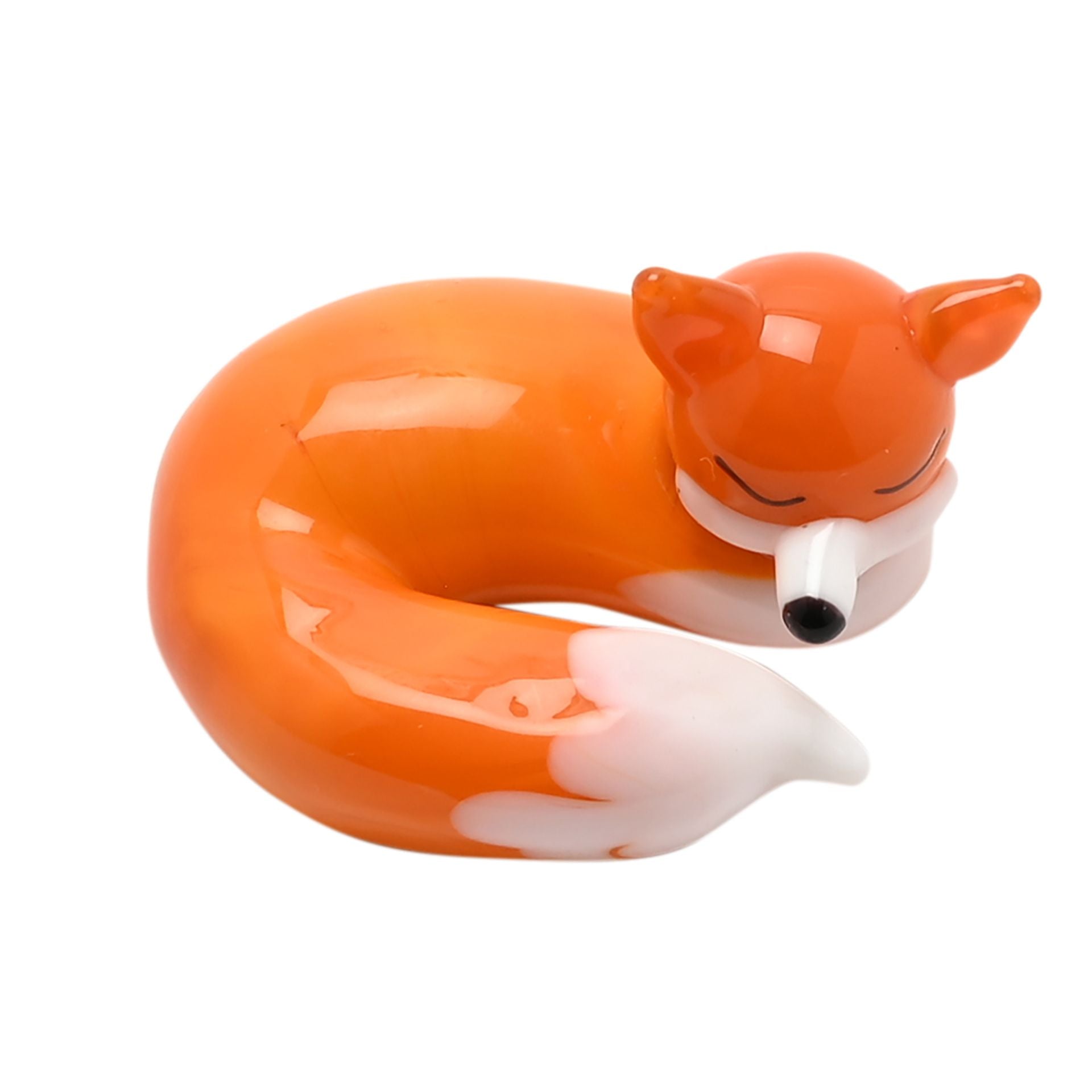 Objets d'art Miniature Glass Figurine - Fox