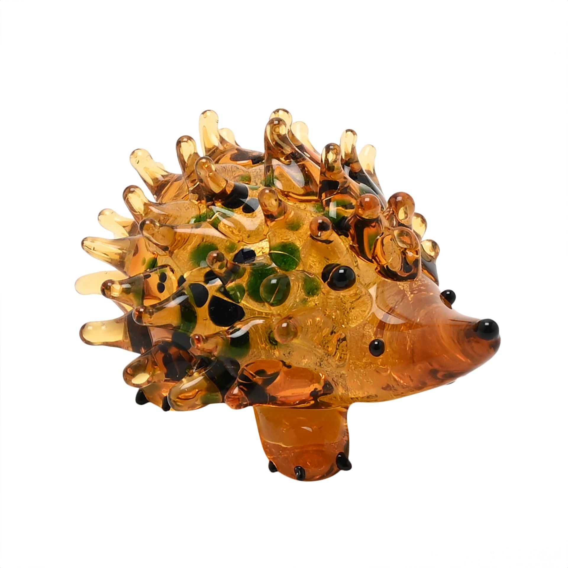 Objets d'art Miniature Glass Figurine - Hedgehog