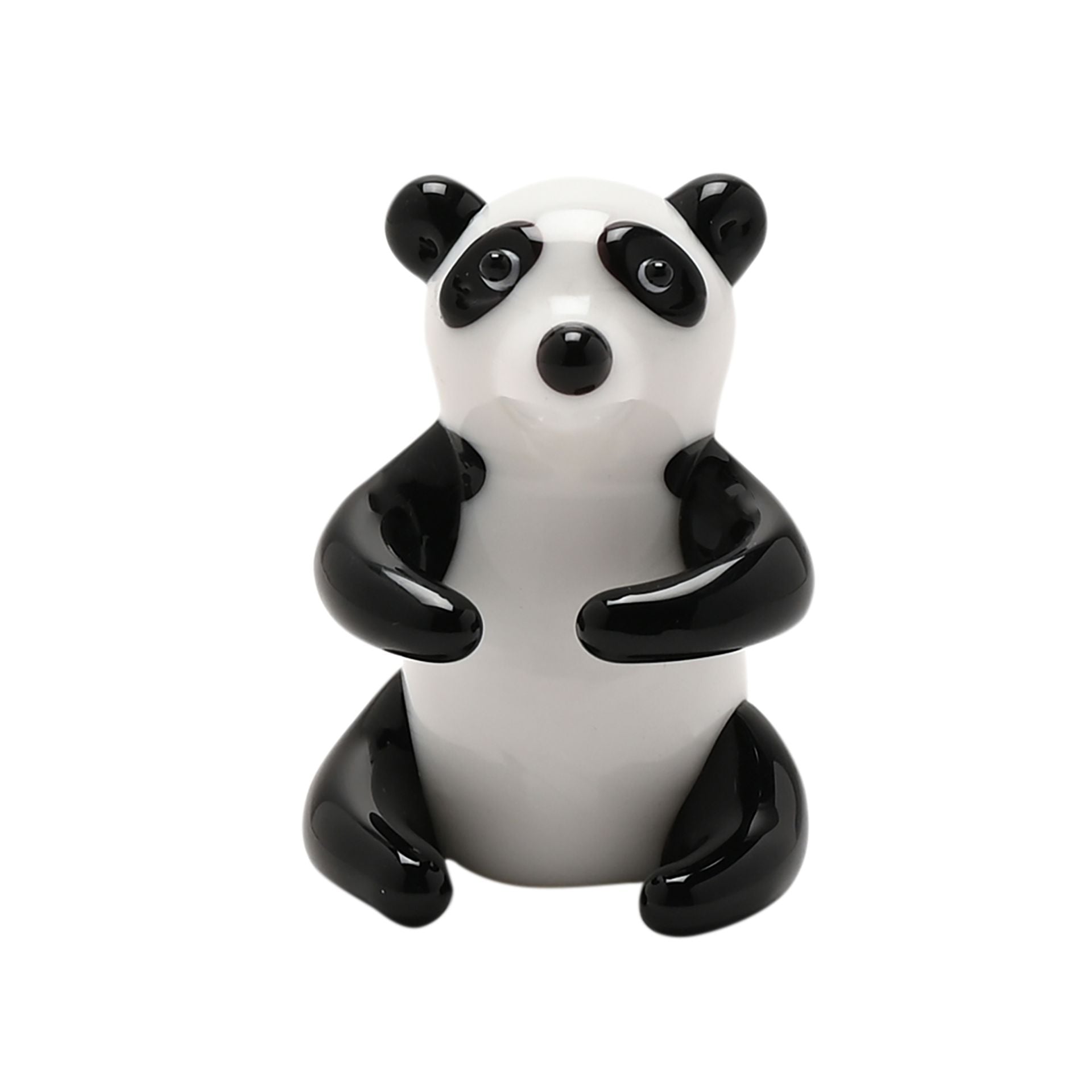 Objets d'art Miniature Glass Figurine - Panda