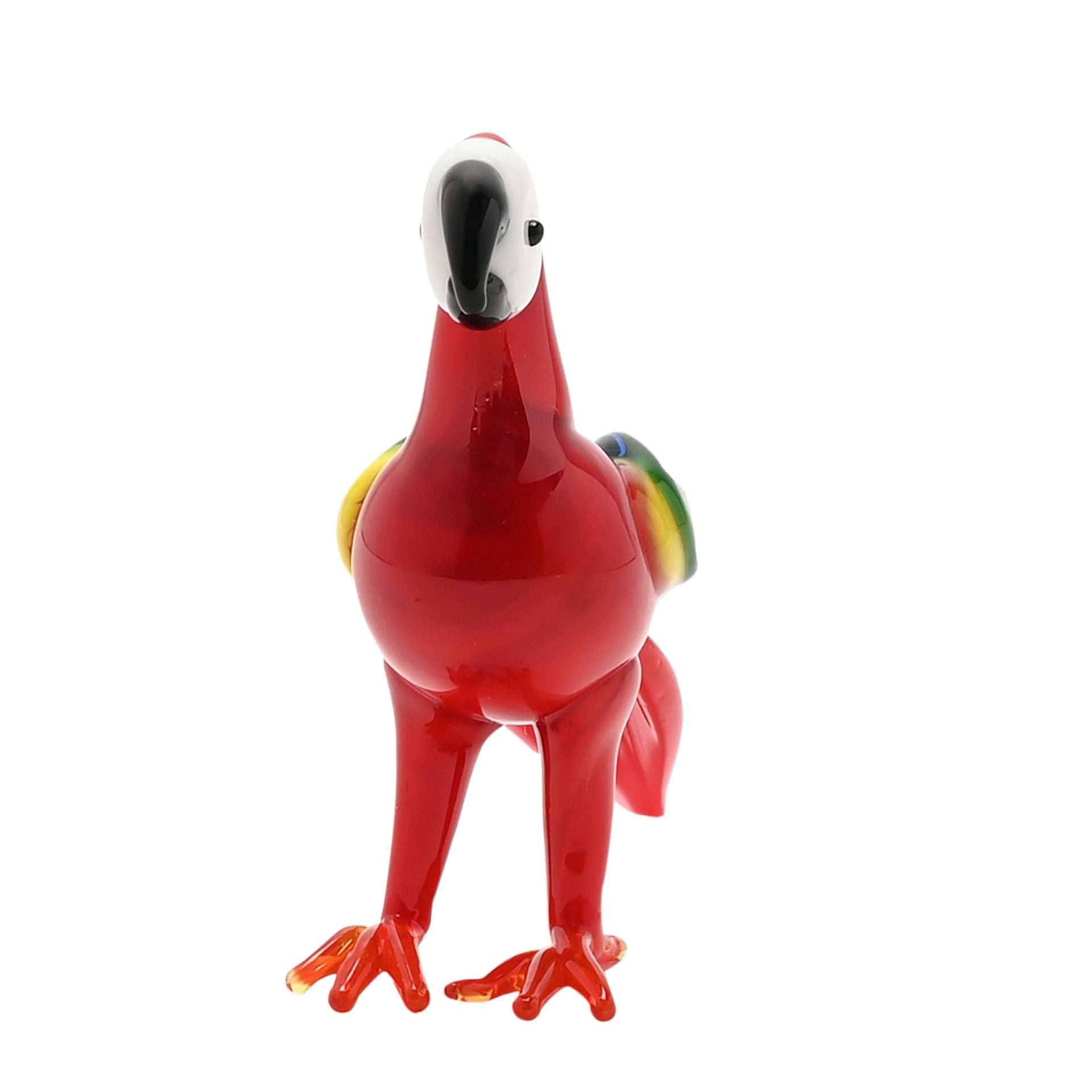 Objets d'art Miniature Glass Figurine - Parrot