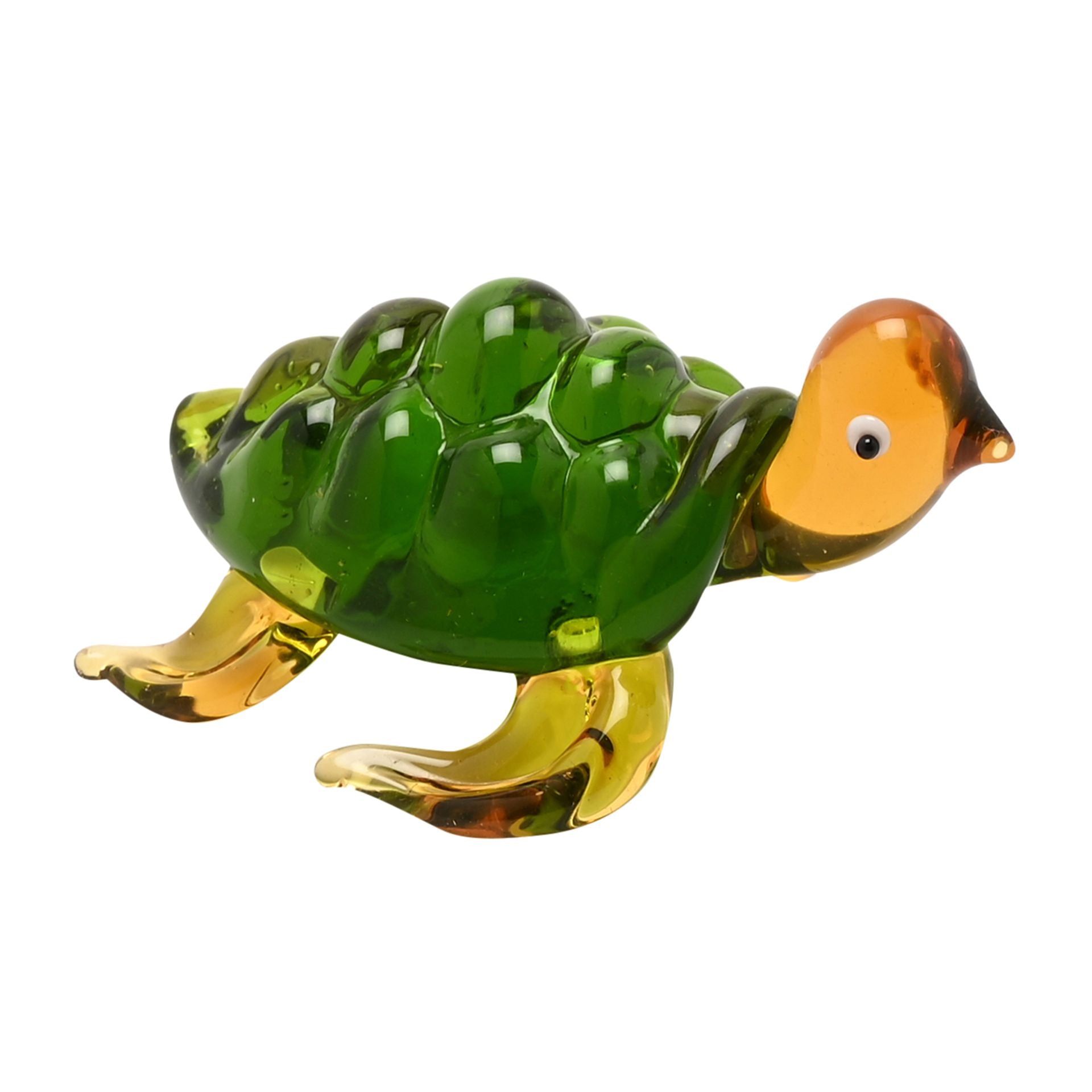 Objets d'art Miniature Glass Figurine - Turtle