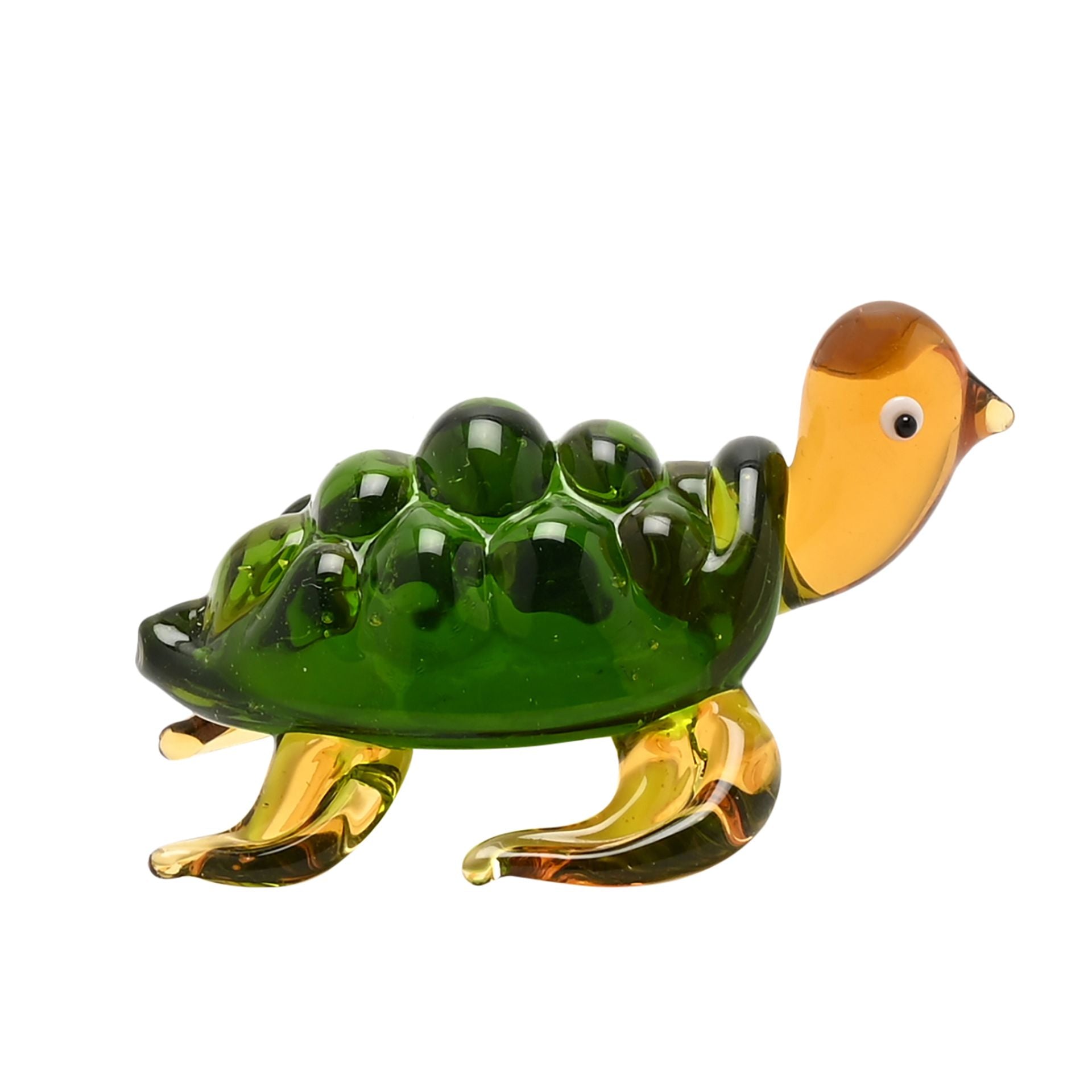 Objets d'art Miniature Glass Figurine - Turtle