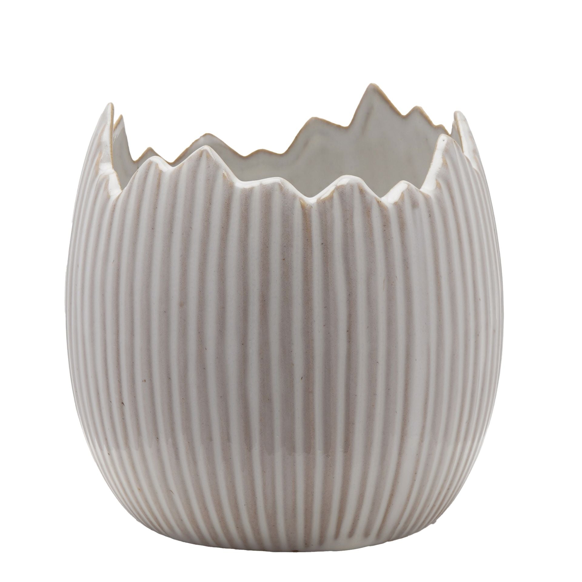 Eggs-traordinary Gifting Ceramic Egg Shell Plant Pot Set of 2