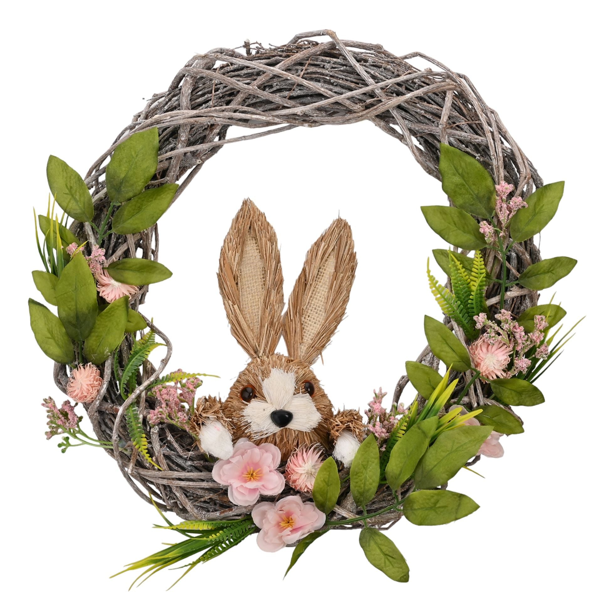 Eggs-traordinary Gifting Company Bunny & Floral Wreath
