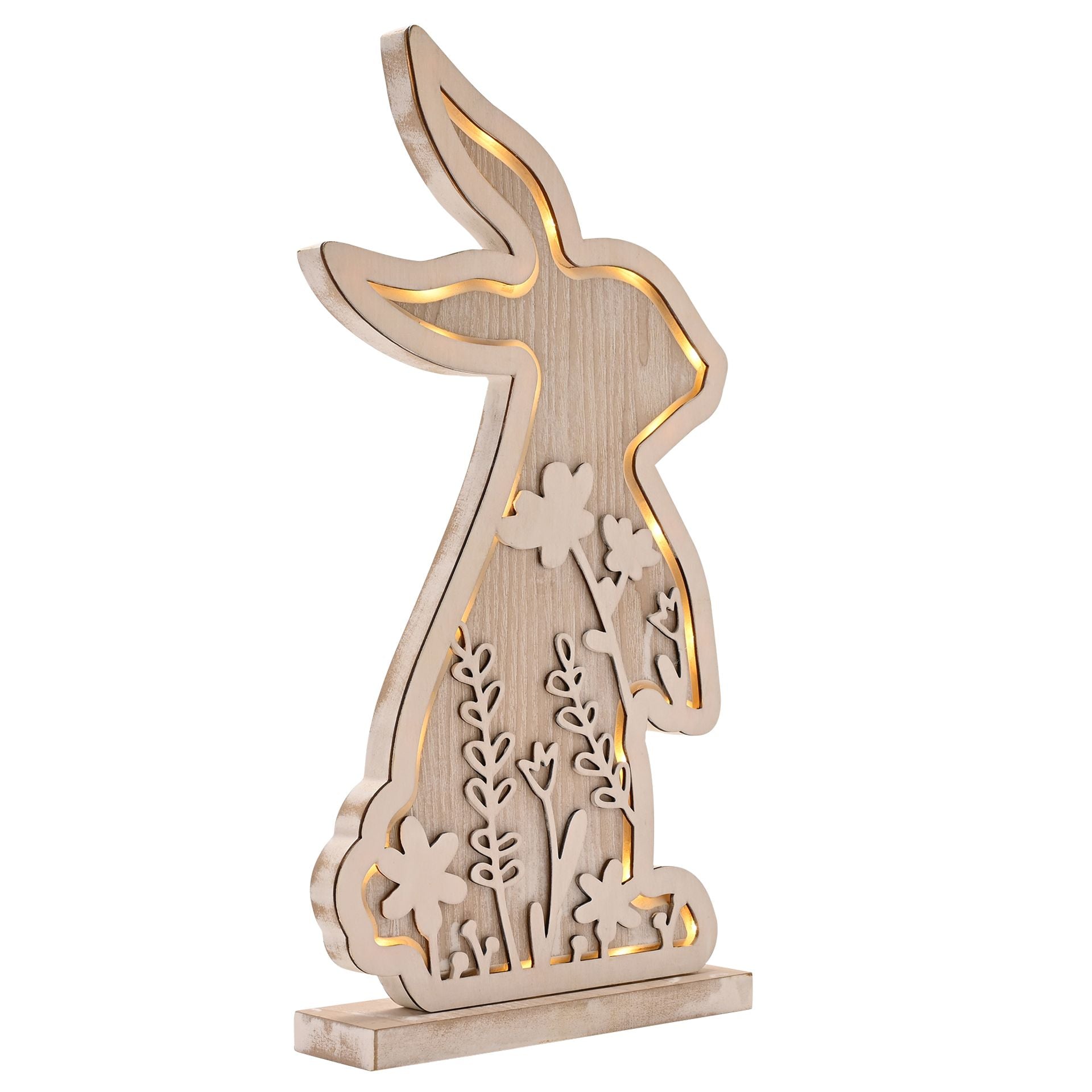 Eggs-traordinary Gifting Company Wooden Bunny LED Light 32cm