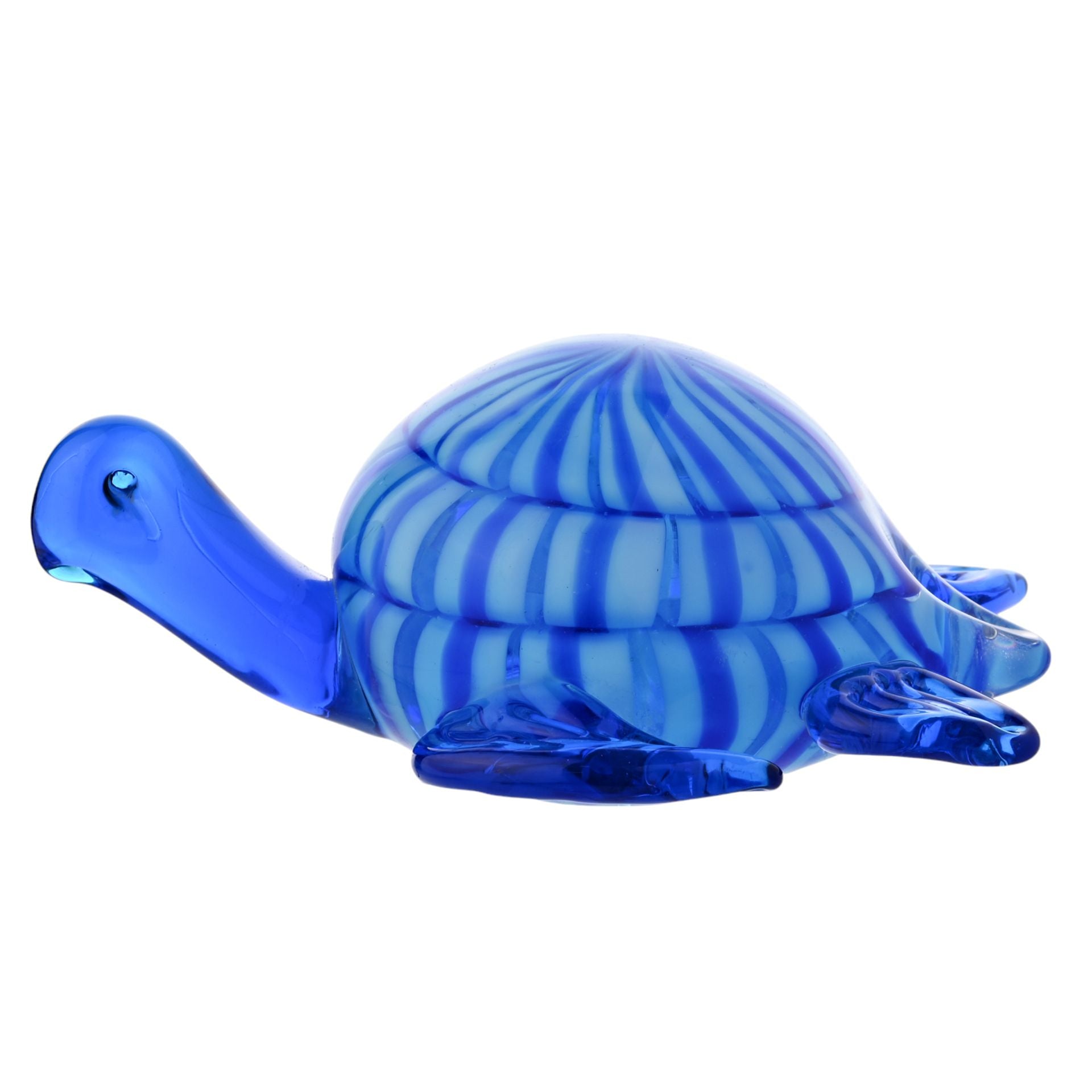 Objets d'art Glass Figurine - Blue Turtle