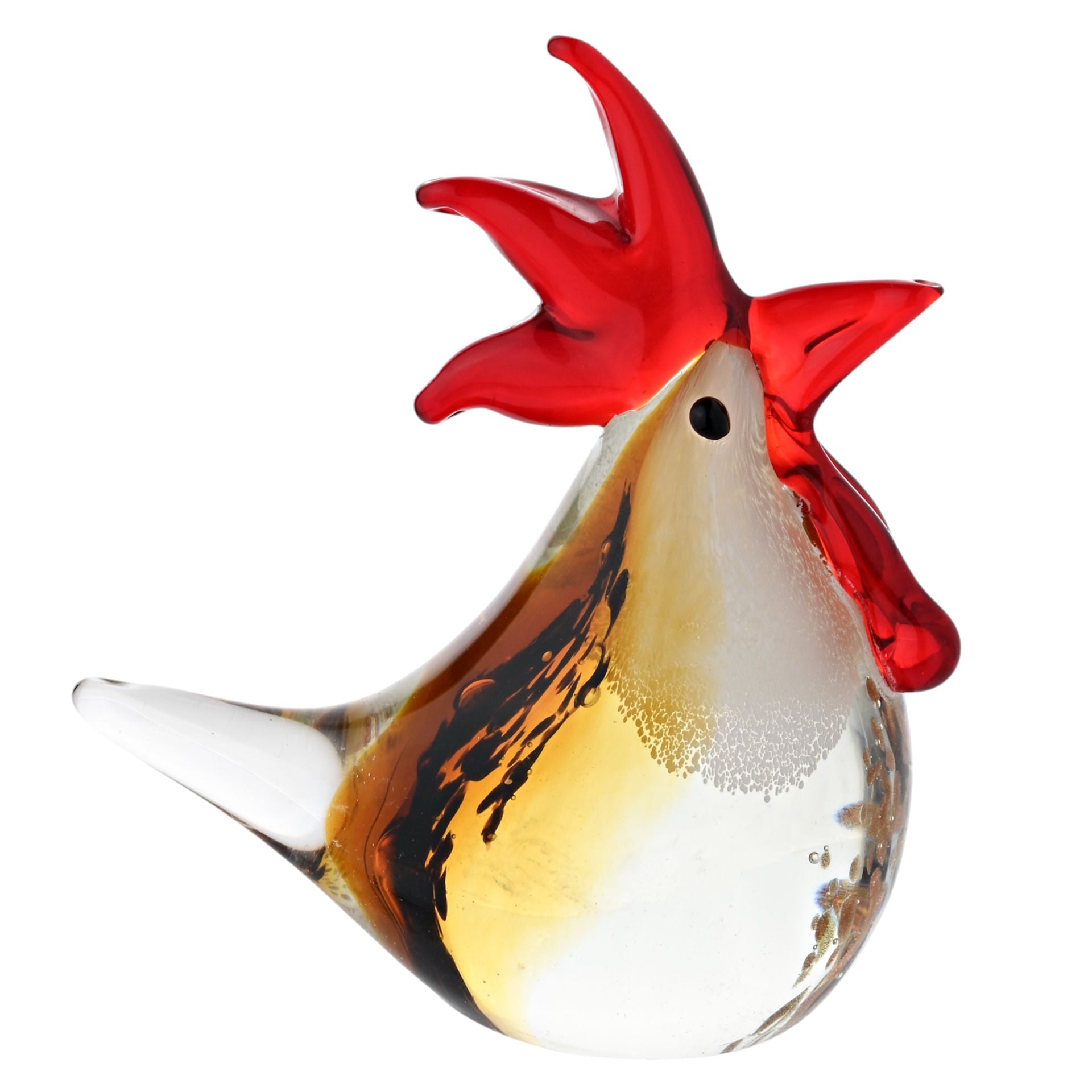 Objets d'art Glass Figurine - Cockerel