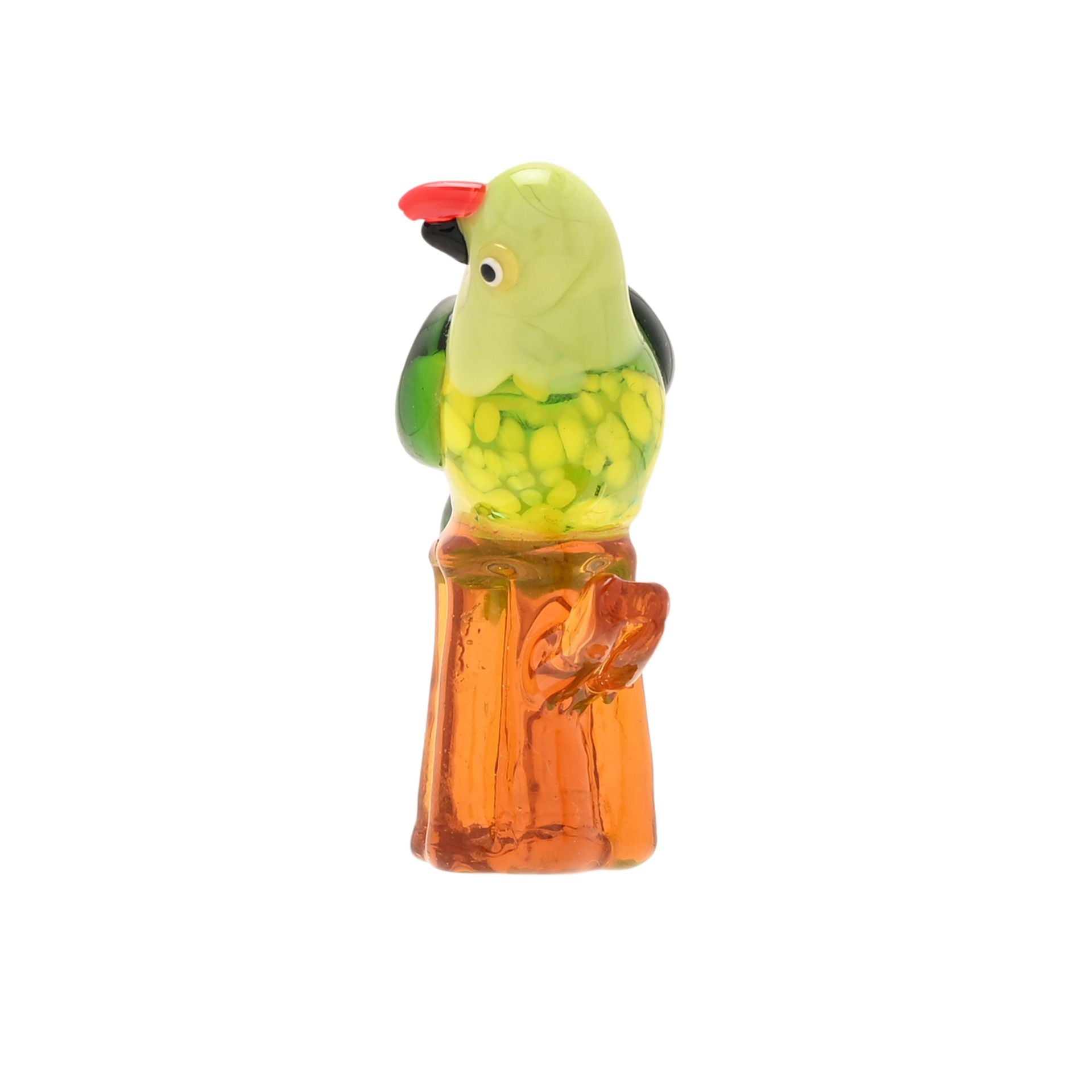 Objets d'art Glass Miniature Figurine - Polly Parrot
