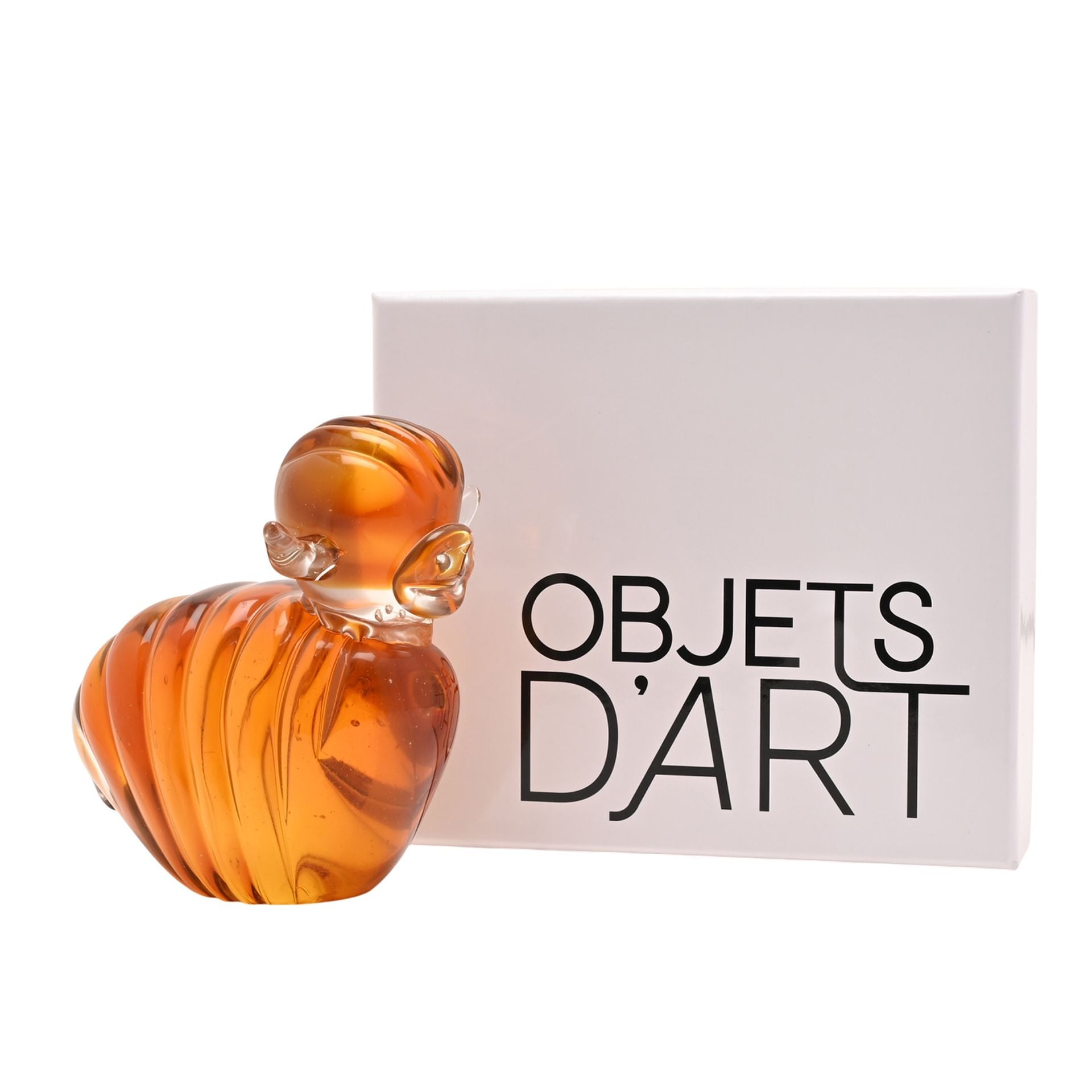 Objets d'art Glass Figurine - Highland Cow