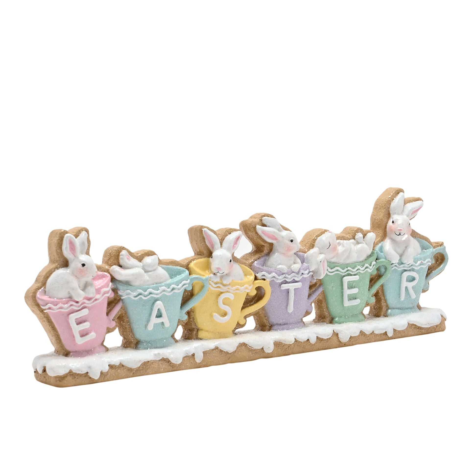 Eggs-traordinary Gifting Company Easter Bunnies Mantle Plaque