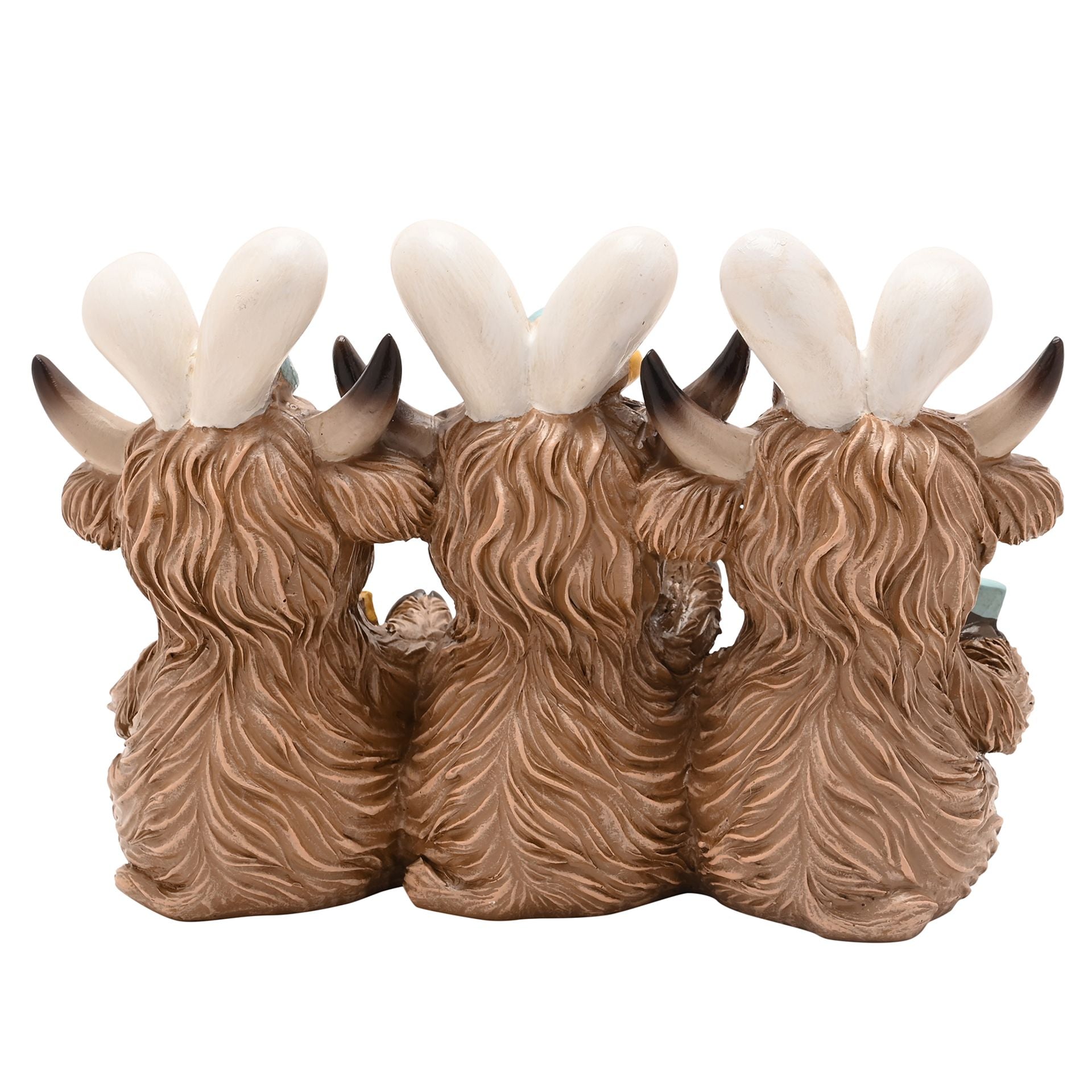 Eggs-traordinary Gifting Company Highland Cows Easter Figurine