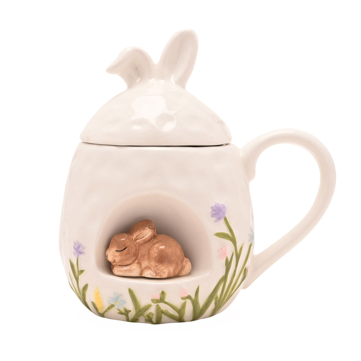 The Eggs-traordinary Gifting Co 3D Bunny Mug With Lid