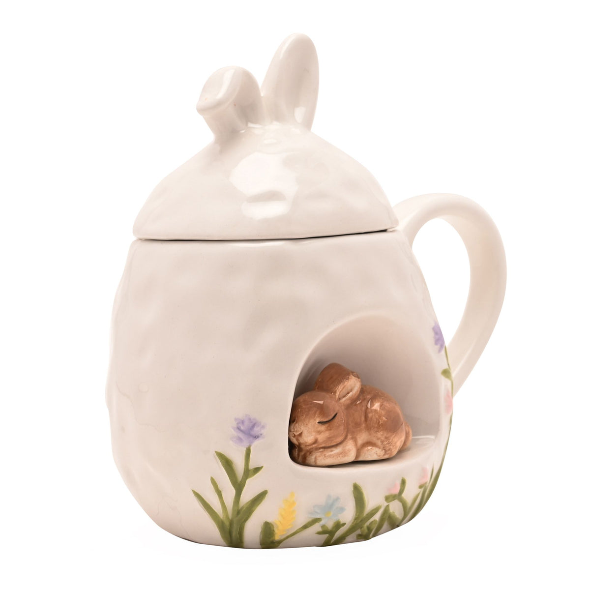The Eggs-traordinary Gifting Co 3D Bunny Mug With Lid