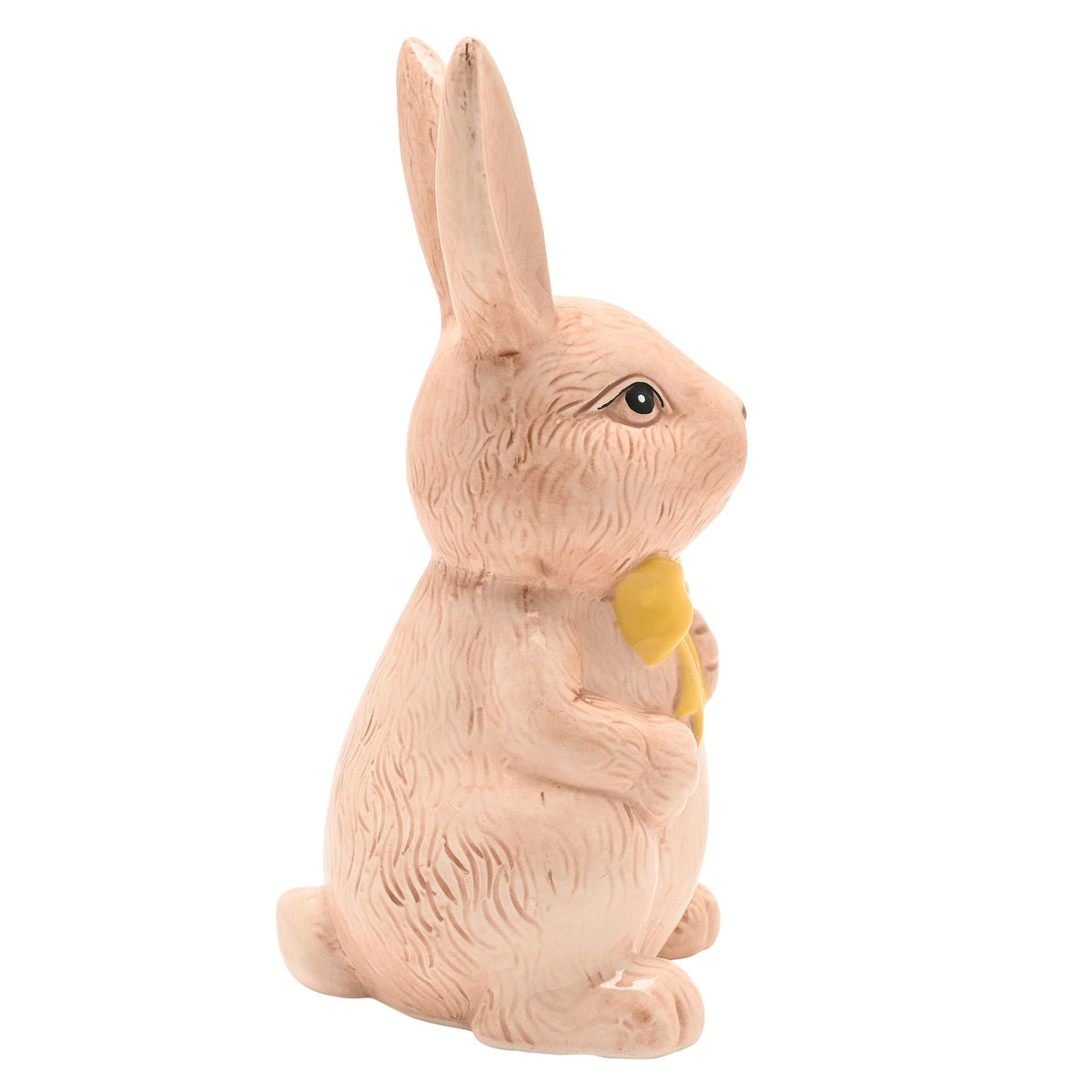 The Eggs-traordinary Gifting Co Bunny Figurine With Yellow Bow