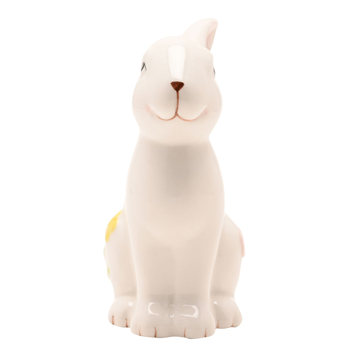 The Eggs-traordinary Gifting Co Bunny Figurine With Floral Decor 12cm