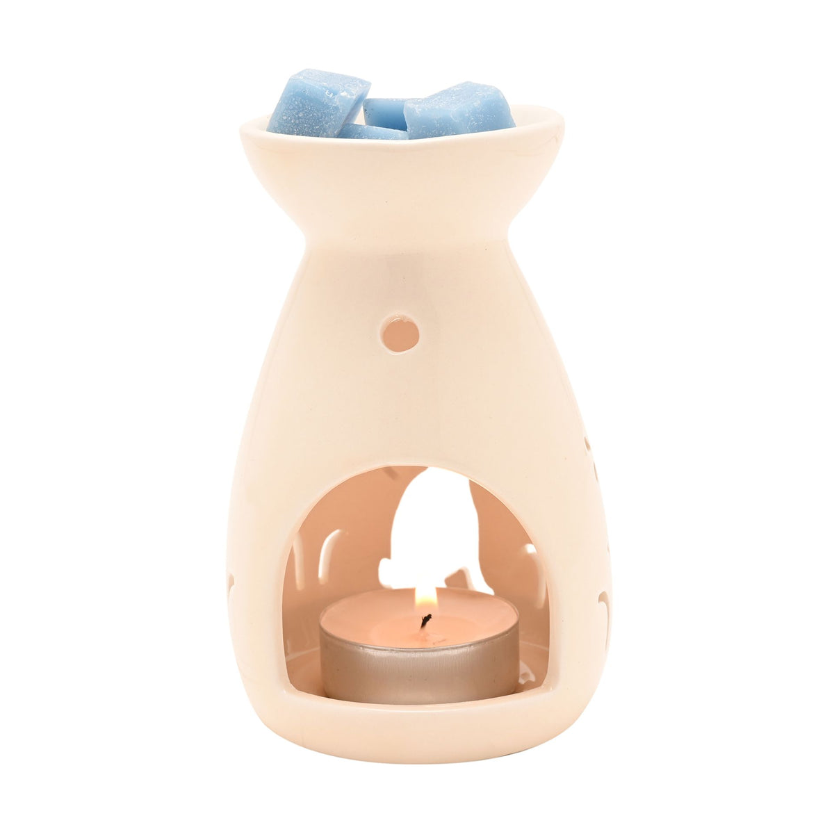 The Eggs-traordinary Gifting Co Bunny Silhouette Oil Burner - White
