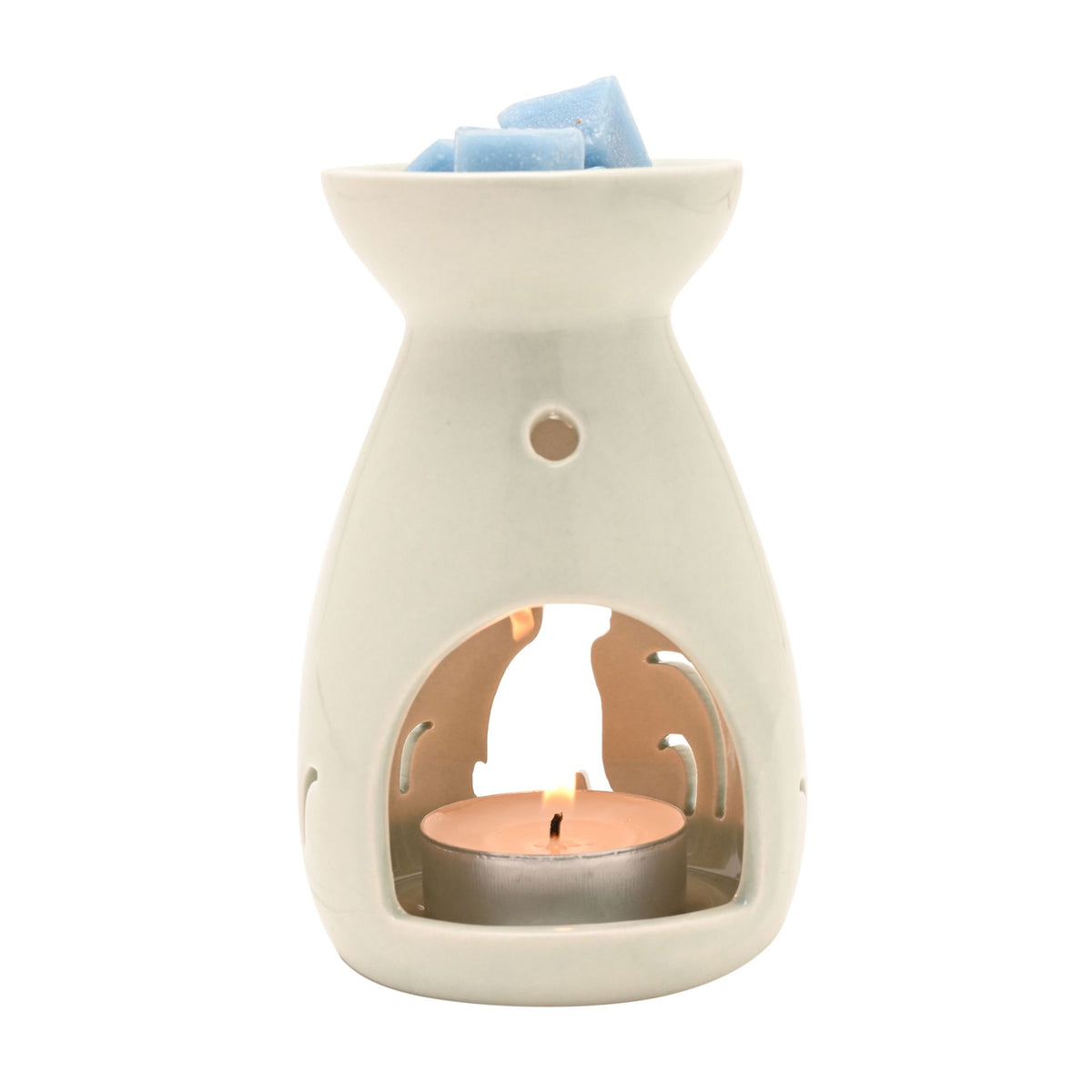 The Eggs-traordinary Gifting Co Bunny Silhouette Oil Burner - Sage