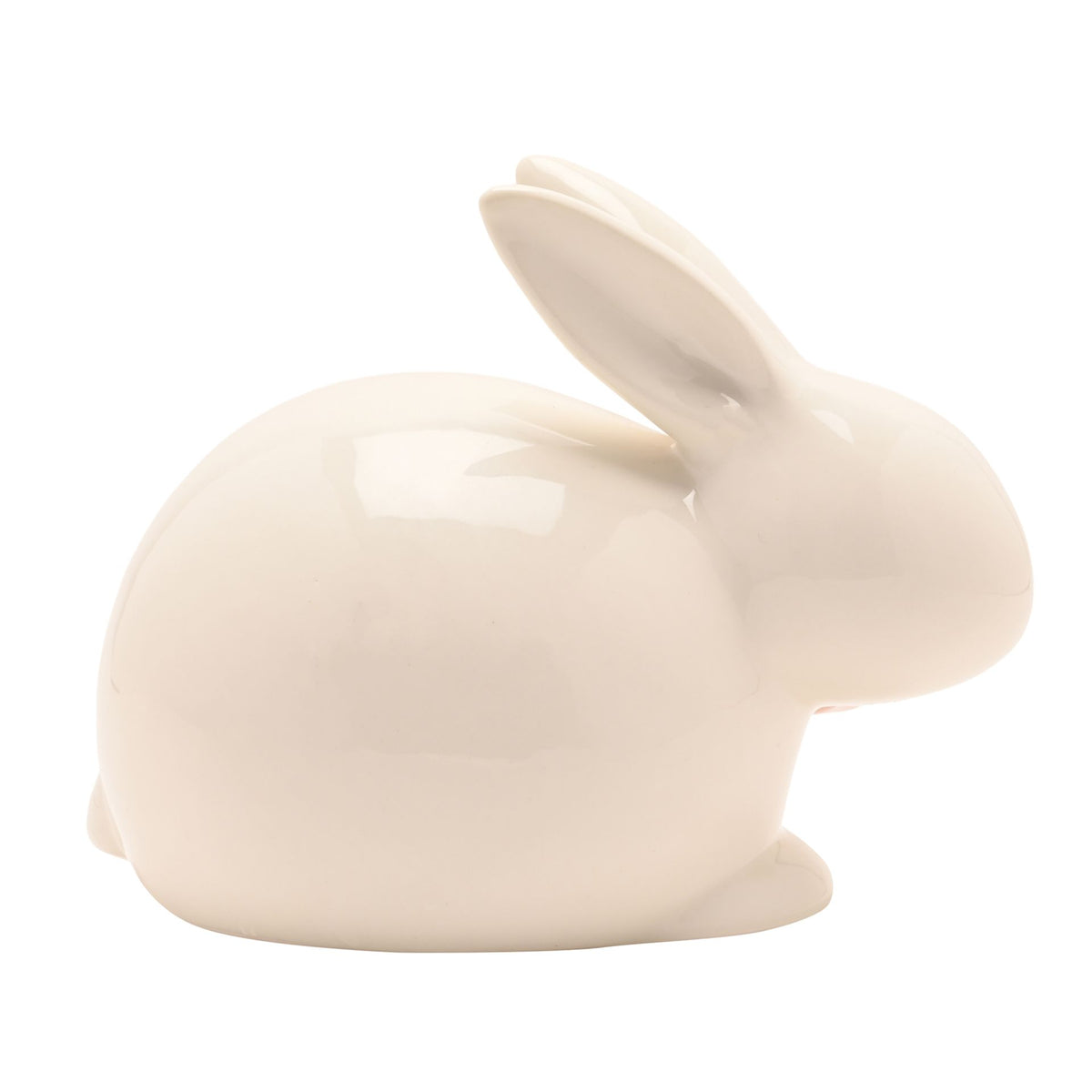 The Eggs-traordinary Gifting Co White Bunny With Pink Bow Ornament