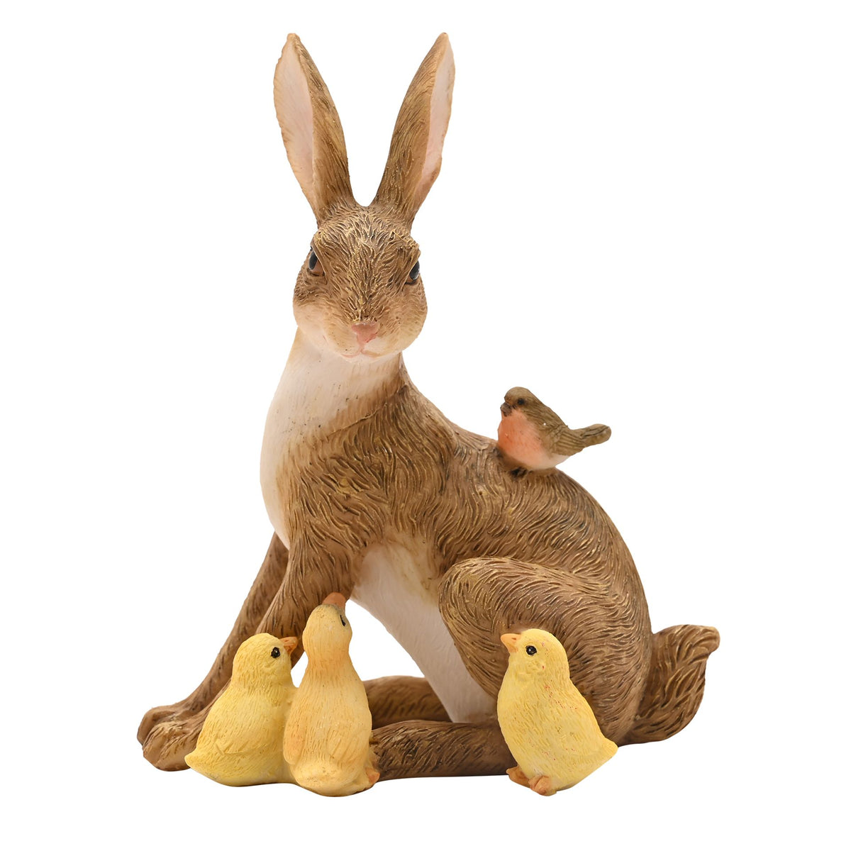The Eggs-traordinary Gifting Co Figurine - Rabbit, Chick & Robin