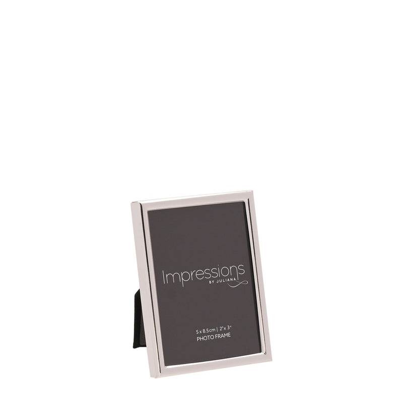 Oblong Silverplated Photo Frame 2.5" x 3.5"