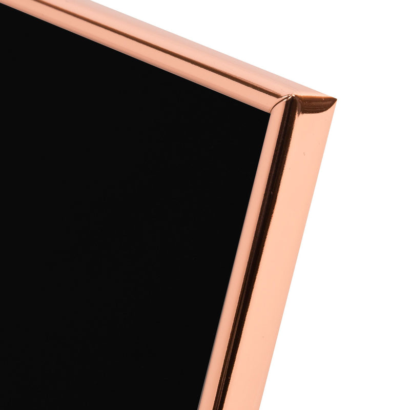 Copper Plated Photo Frame Plain Thin edge 6" x 8"