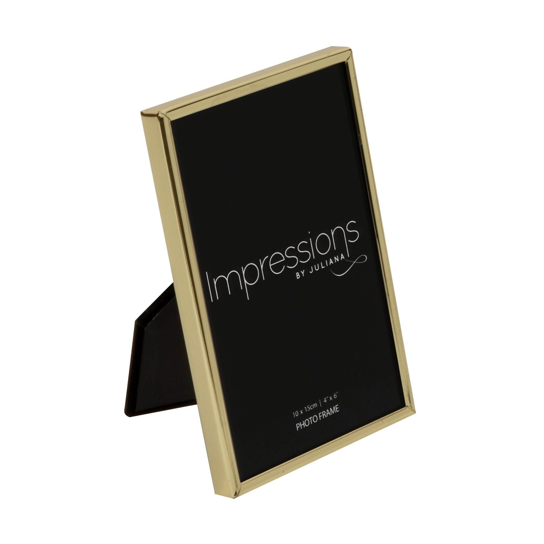 Brass Finished Photo Frame Oblong Thin - 4"X 6"