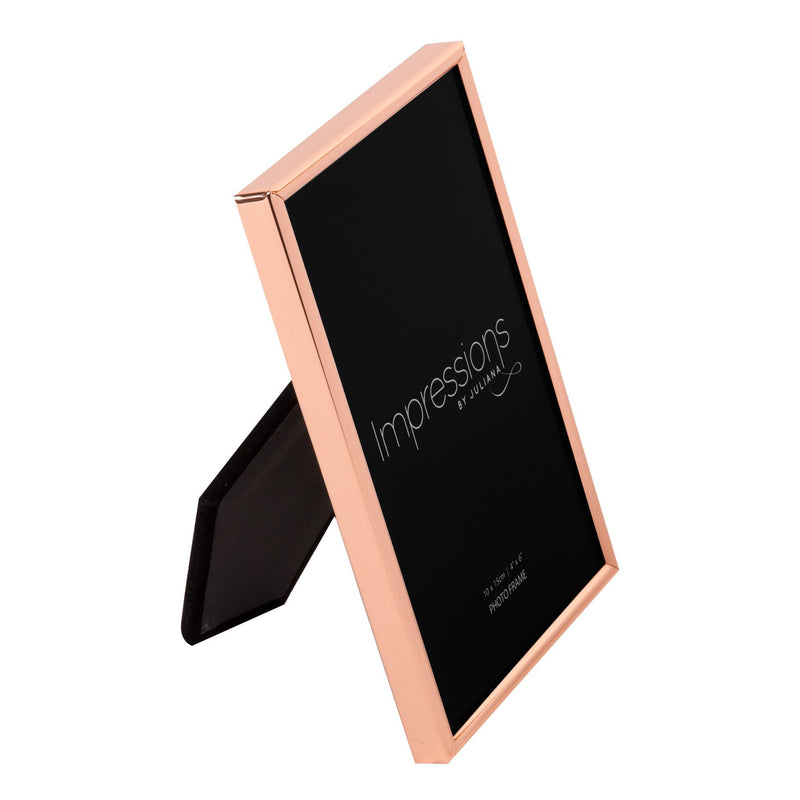 Copper Plated Photo Frame Oblong Thin - 4" x 6"