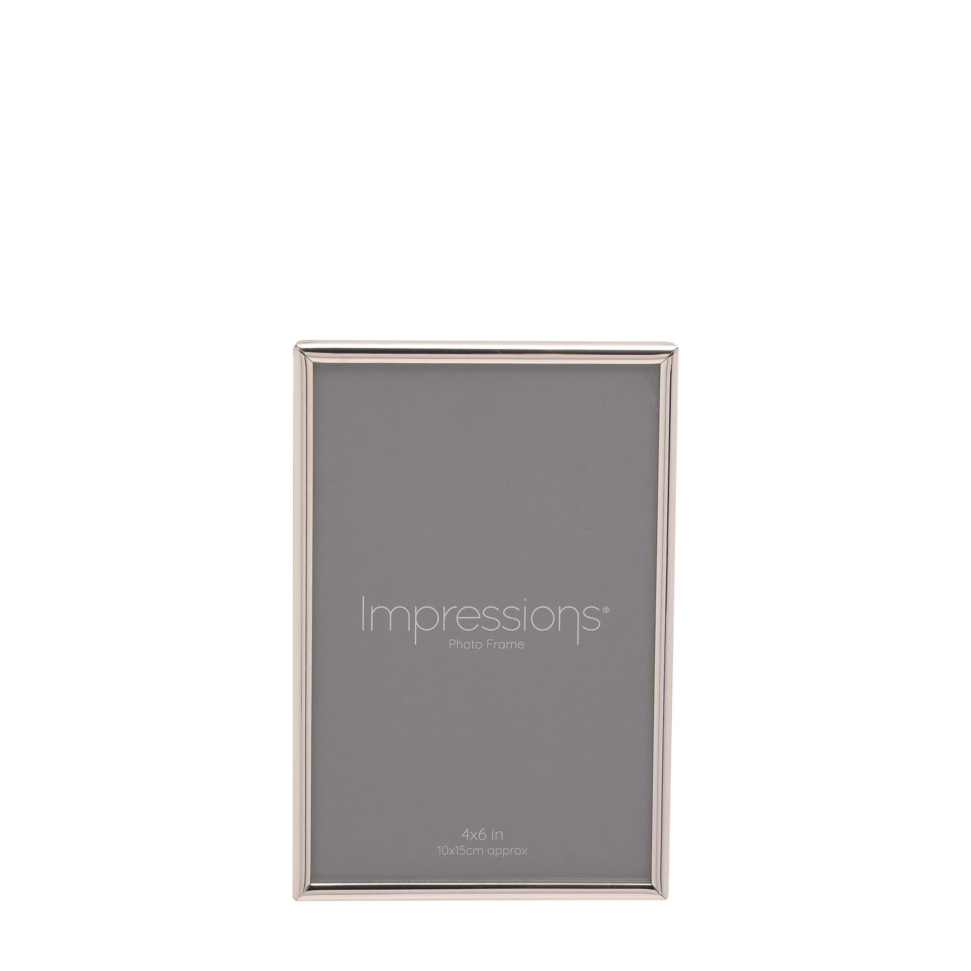 Silverplated Photo Frame Oblong Thin - 4" x 6"