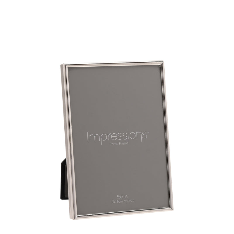 Silverplated Photo Frame Oblong Thin - 5"X 7"
