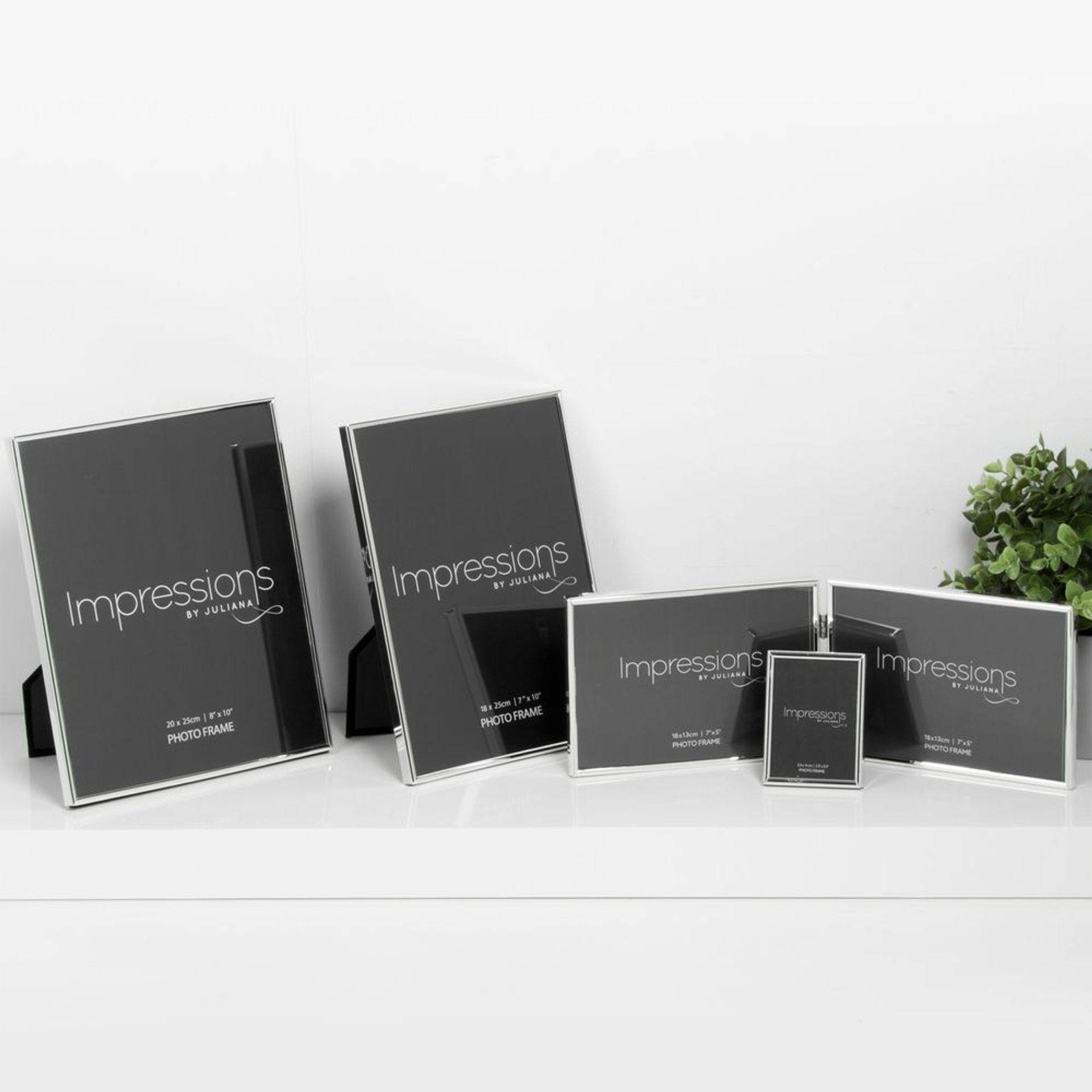 Silverplated Photo Frame Oblong Thin - 5"X 7"